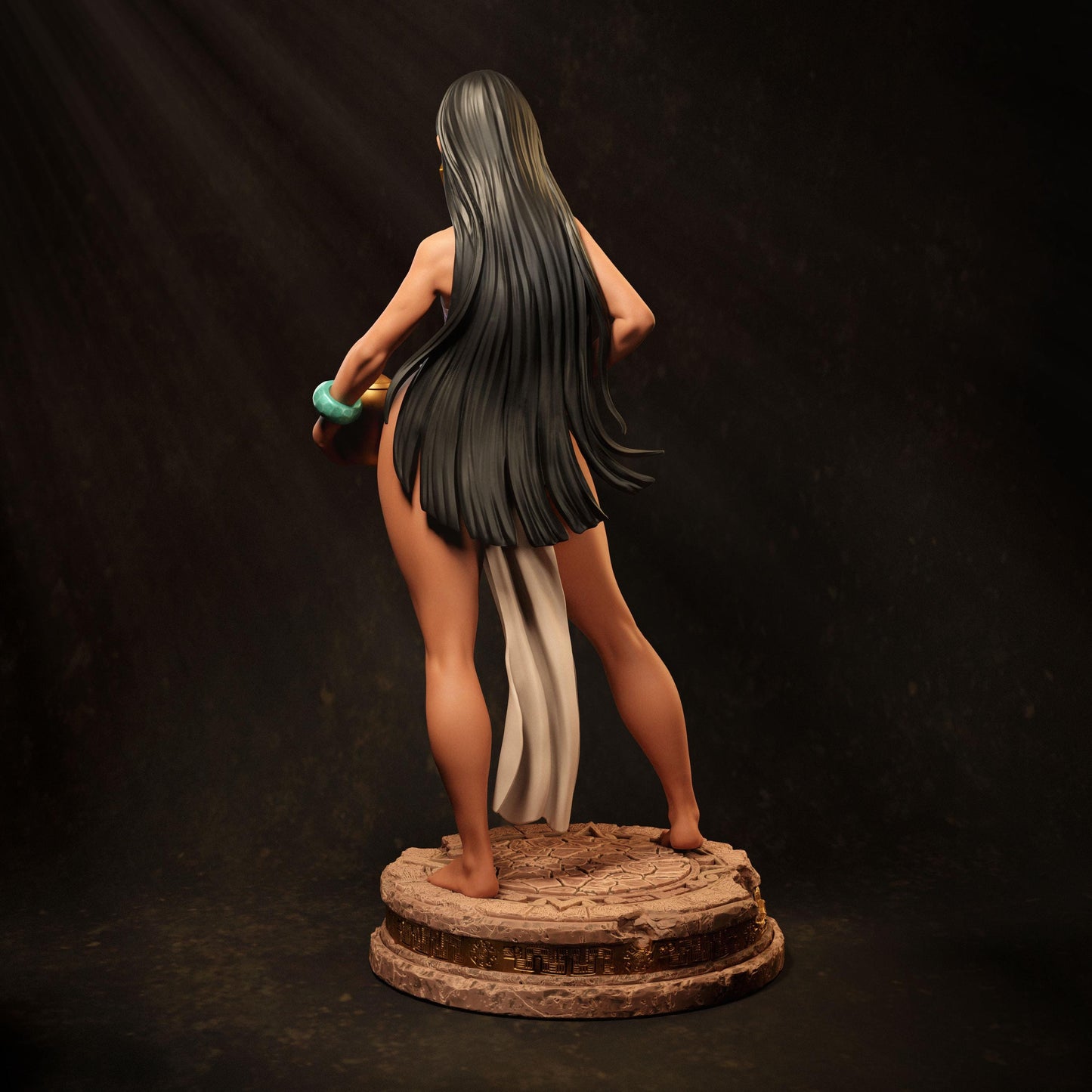 Chel Collectible 3D Print Statue: Exquisite El Dorado Figure for Animated Film Fans!
