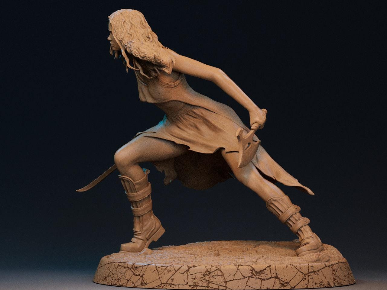 Dynamic River Tam 3D Print Statue - Serenity Firefly Sci-Fi Collectible Figure - Premium Quality