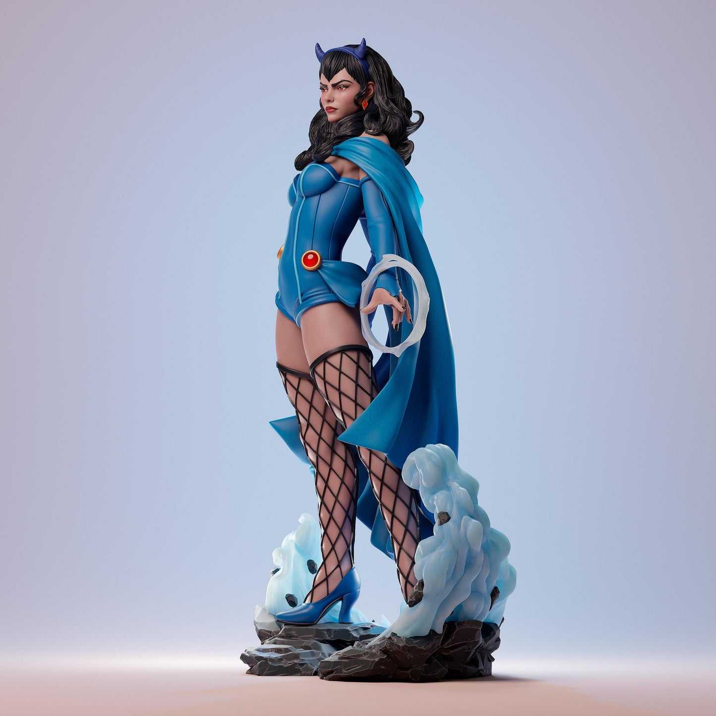 Experience the Darkness: Exquisite Raven (Rachel Roth) Hand-Painted Resin Collectible Statue - Teen Titans DC Comics Figure