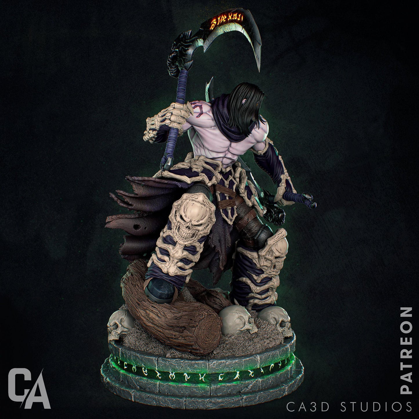 Death Darksiders 3D Printed Collectible Statue: Unleash the Horseman – Epic Gaming Figure for Fans