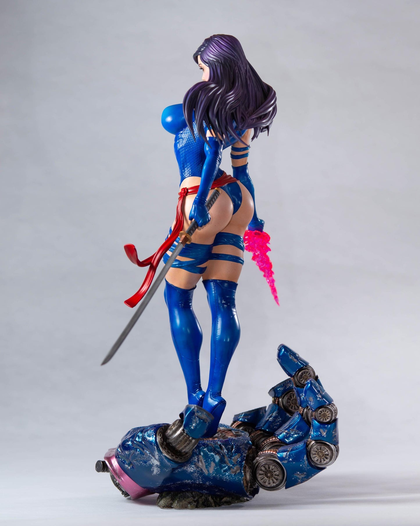 Psylocke Marvel X-Men Collectible 3D Printed Resin Figure | Hand Painted or Unpainted Mutant Statue (119 characters)