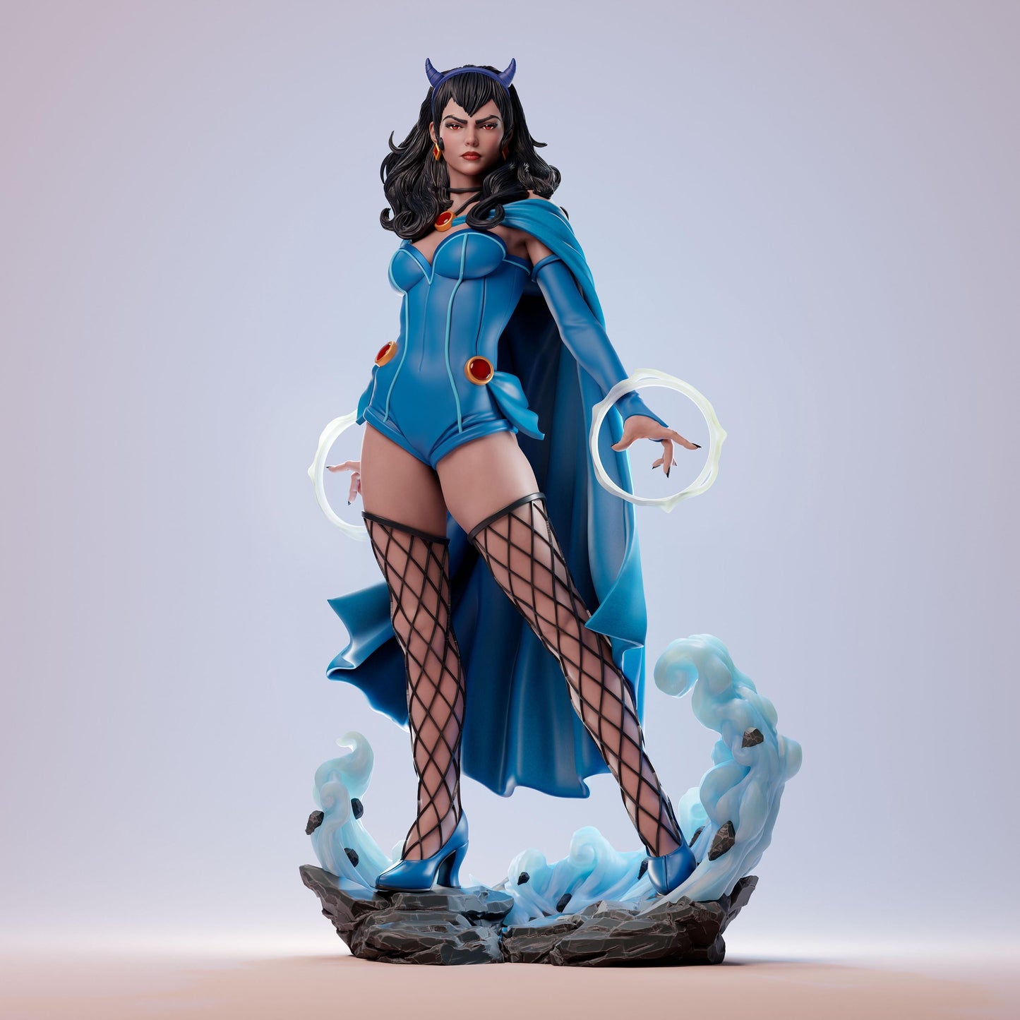 Experience the Darkness: Exquisite Raven (Rachel Roth) Hand-Painted Resin Collectible Statue - Teen Titans DC Comics Figure
