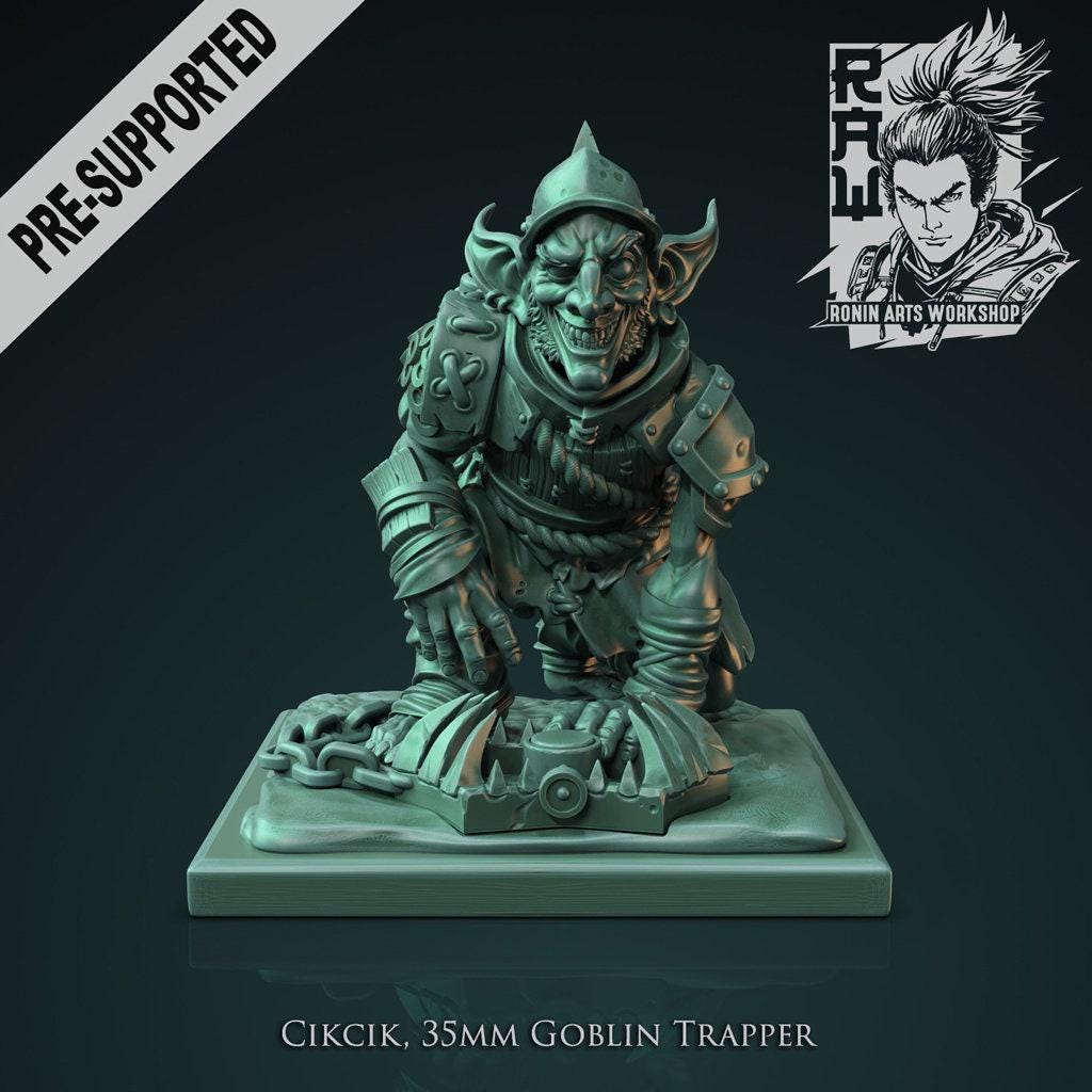 Goblin Pack Warband 35 mm, Dnd miniatures, Tabletop miniatures, 3d printed miniatures, Pathfinder, Dnd, dungeons and dragons