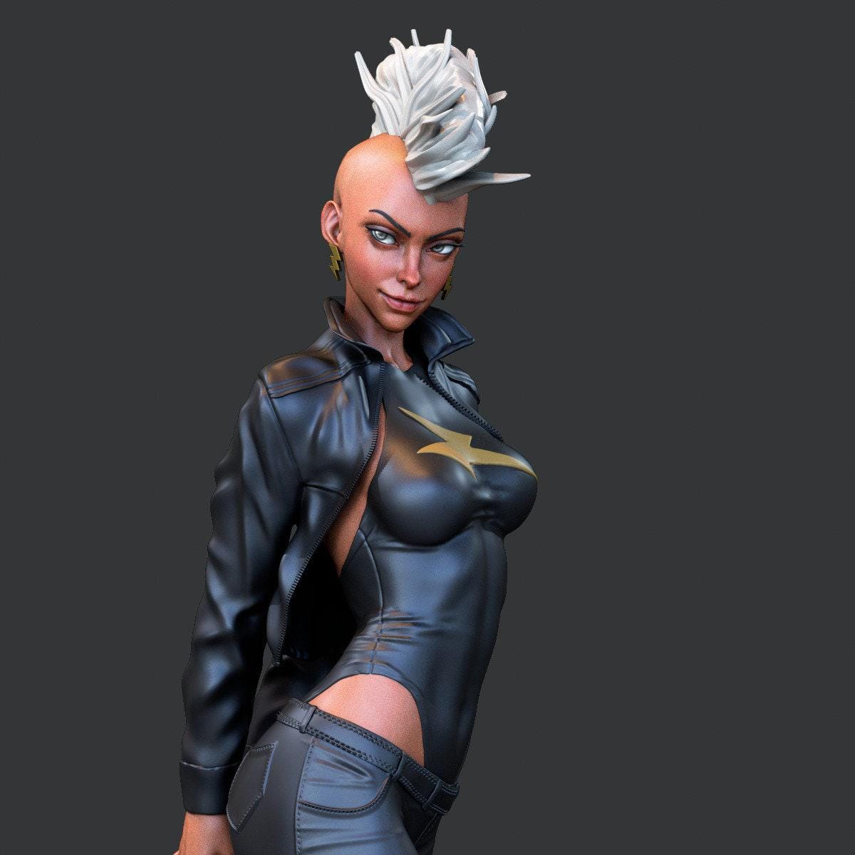 Unleash the Power: Storm 3D Printed Statue – Exquisite Collectible Miniature Figure for X-Men Fans