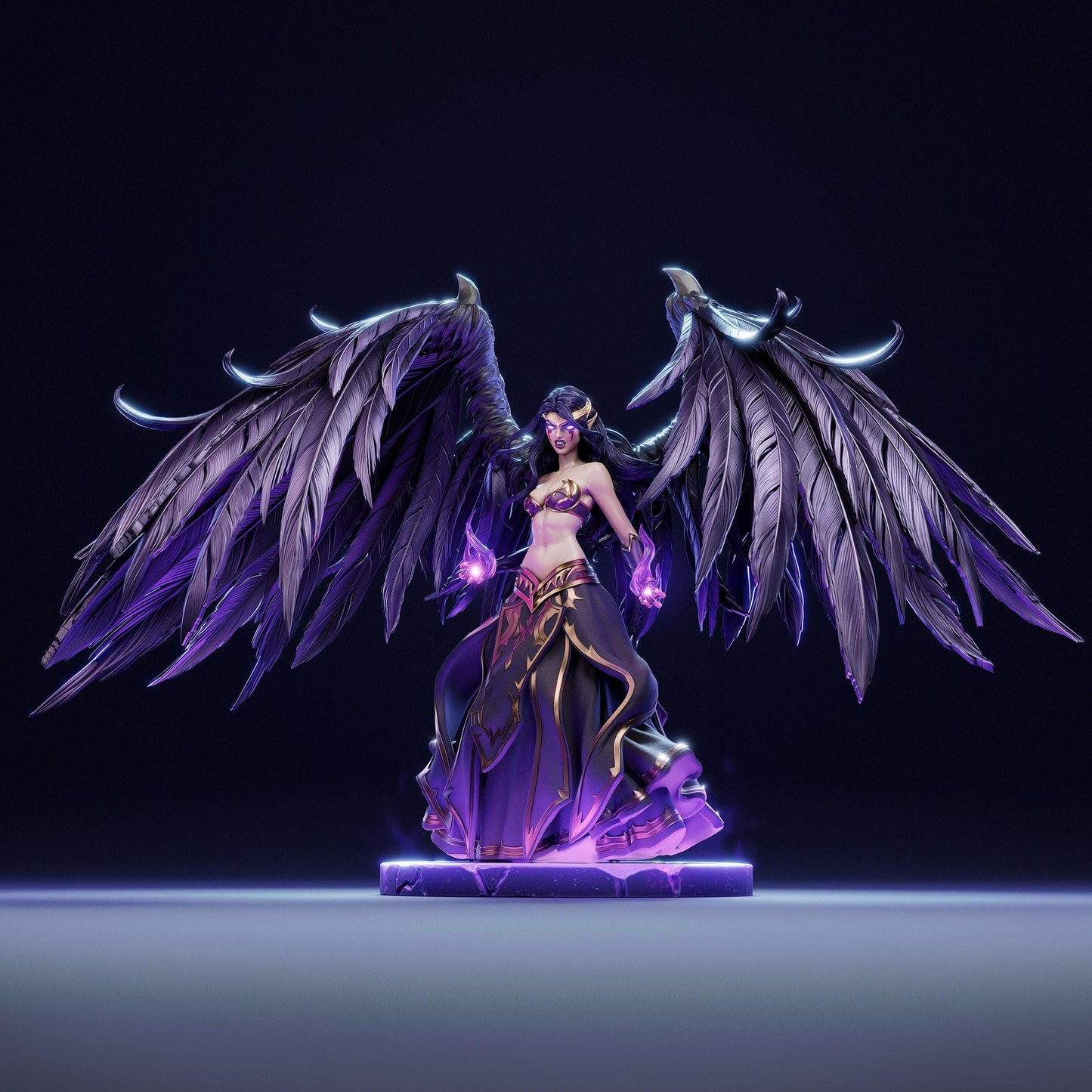 Embrace the Shadow: Morgana League of Legends Collectible Statue - Exquisite LoL Figure for True Fans & Collectors