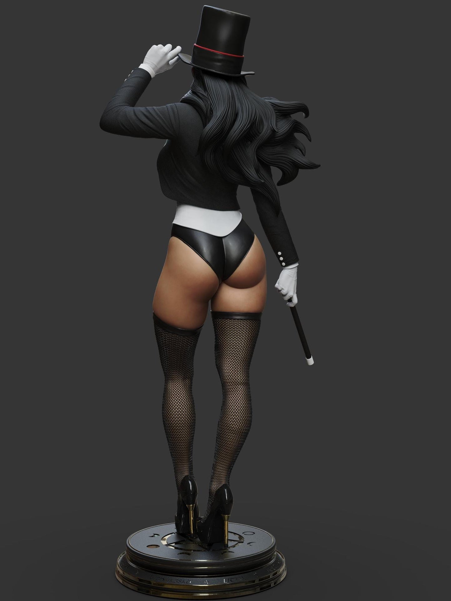 Zatanna 3D Print Fanart Collectible Figure | DC Comics Inspired Resin Statue | Hand Painted or Unpainted