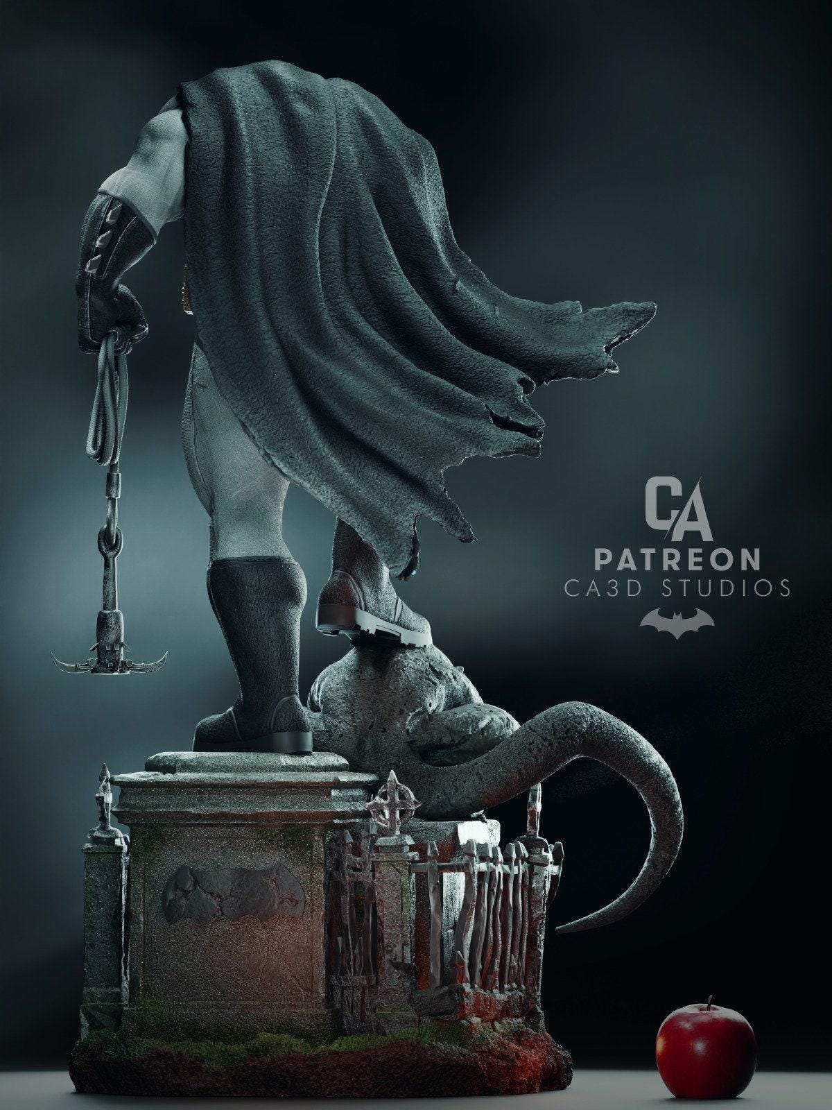 Batman Frank Miller 3D Printed Resin Statue: Iconic Dark Knight Returns Collectible – Premium DC Figure