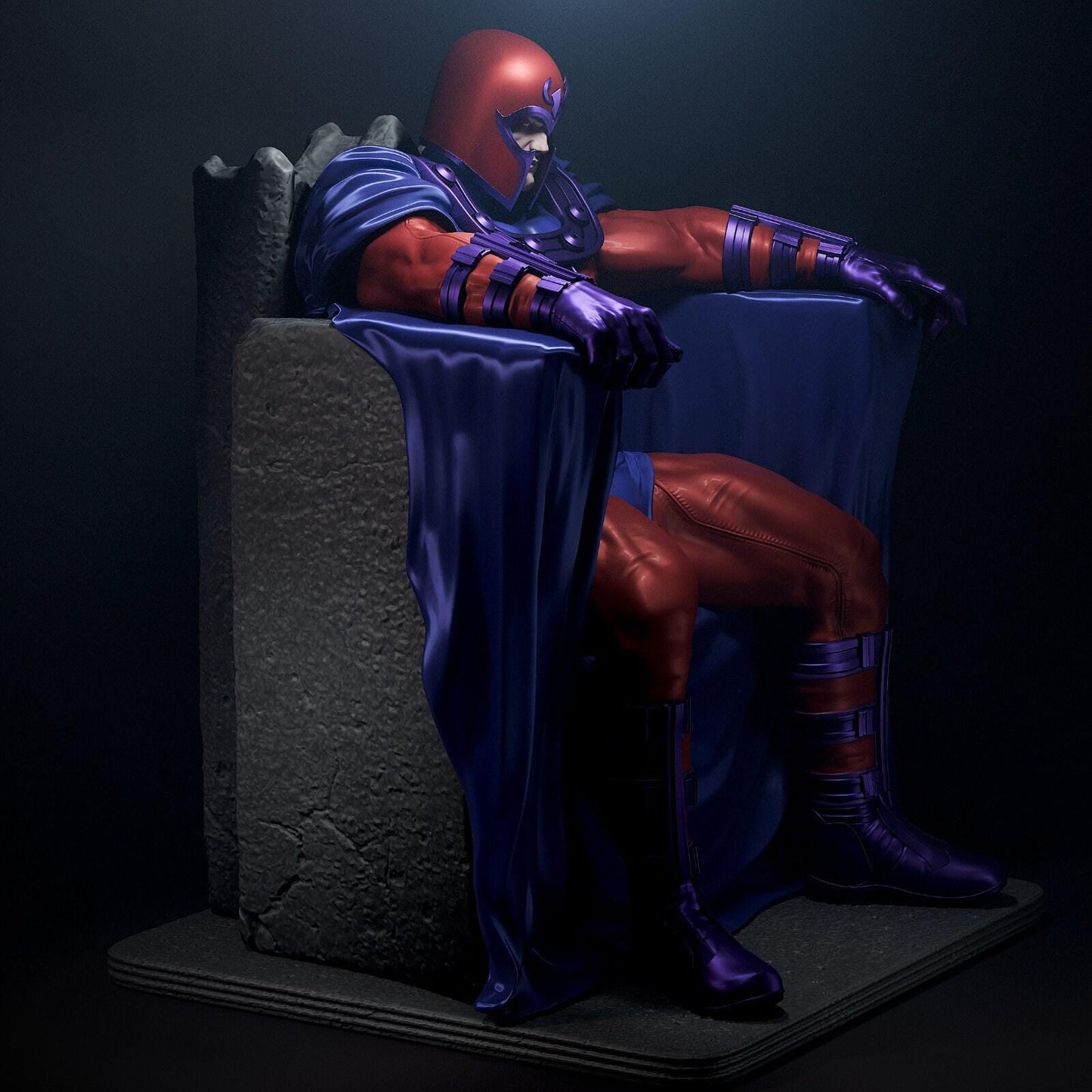 Master of Magnetism: Magneto 3D Printed Statue Collectible - X-Men Premium Figure