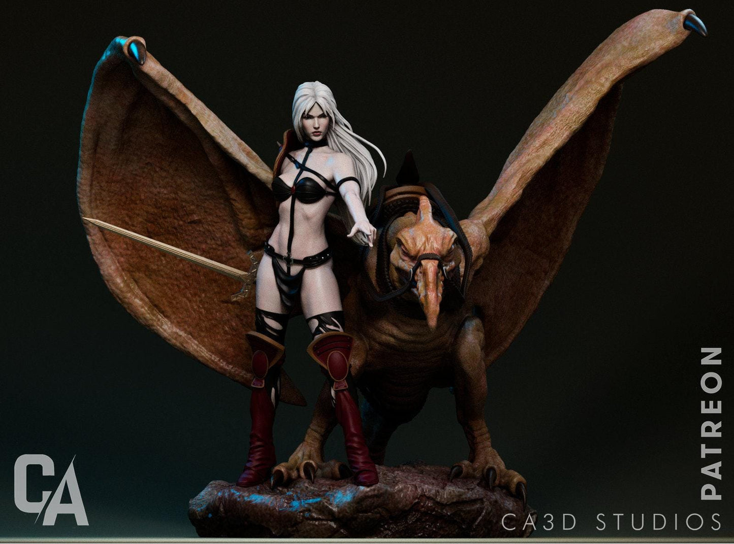 Heavy Metal Heroine: Taarna 3D Print Collectible – Iconic Figure for Sci-Fi & Fantasy Fans