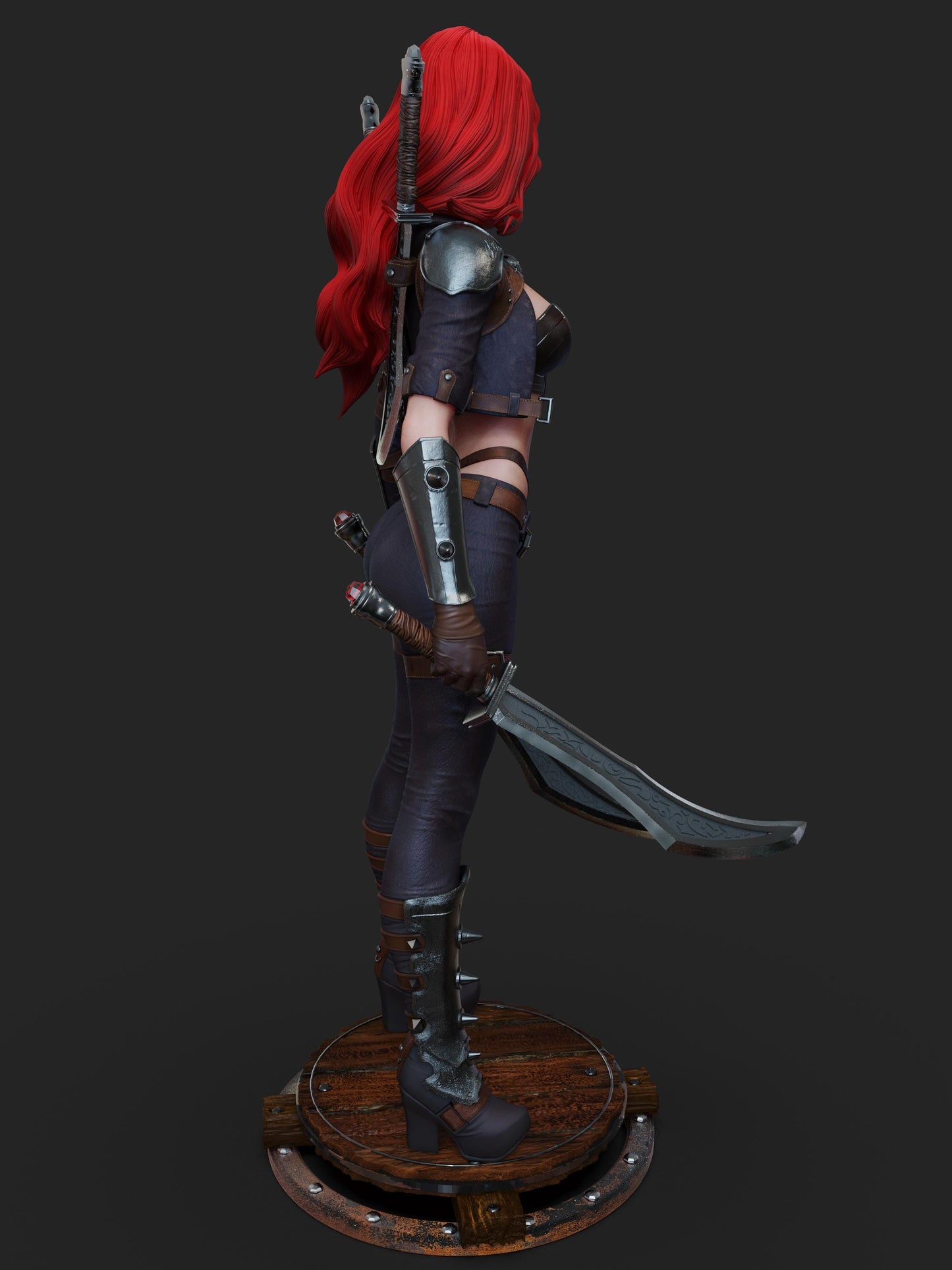 Katarina (League of Legends) Collectible Resin Statue – Painted or Unpainted Model Kit for Fans