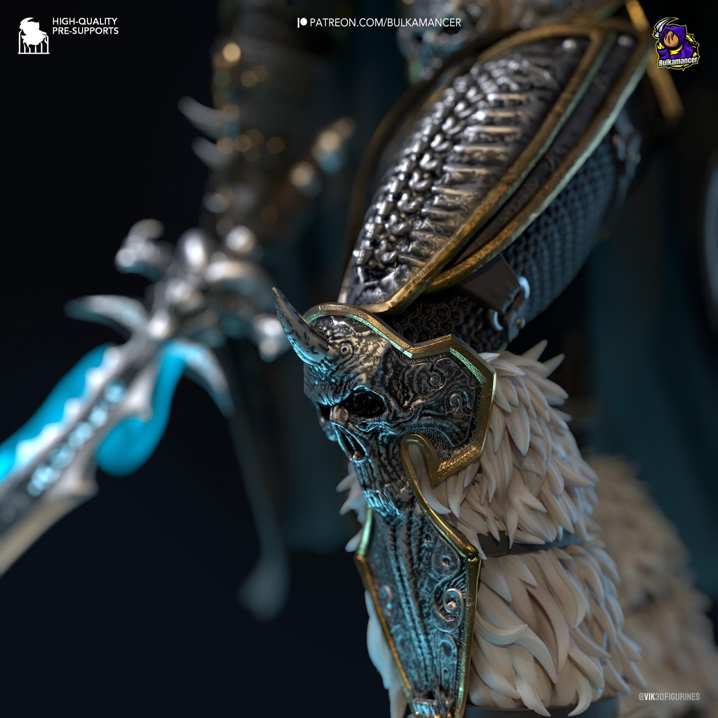 a close up of a sword with a bird on it