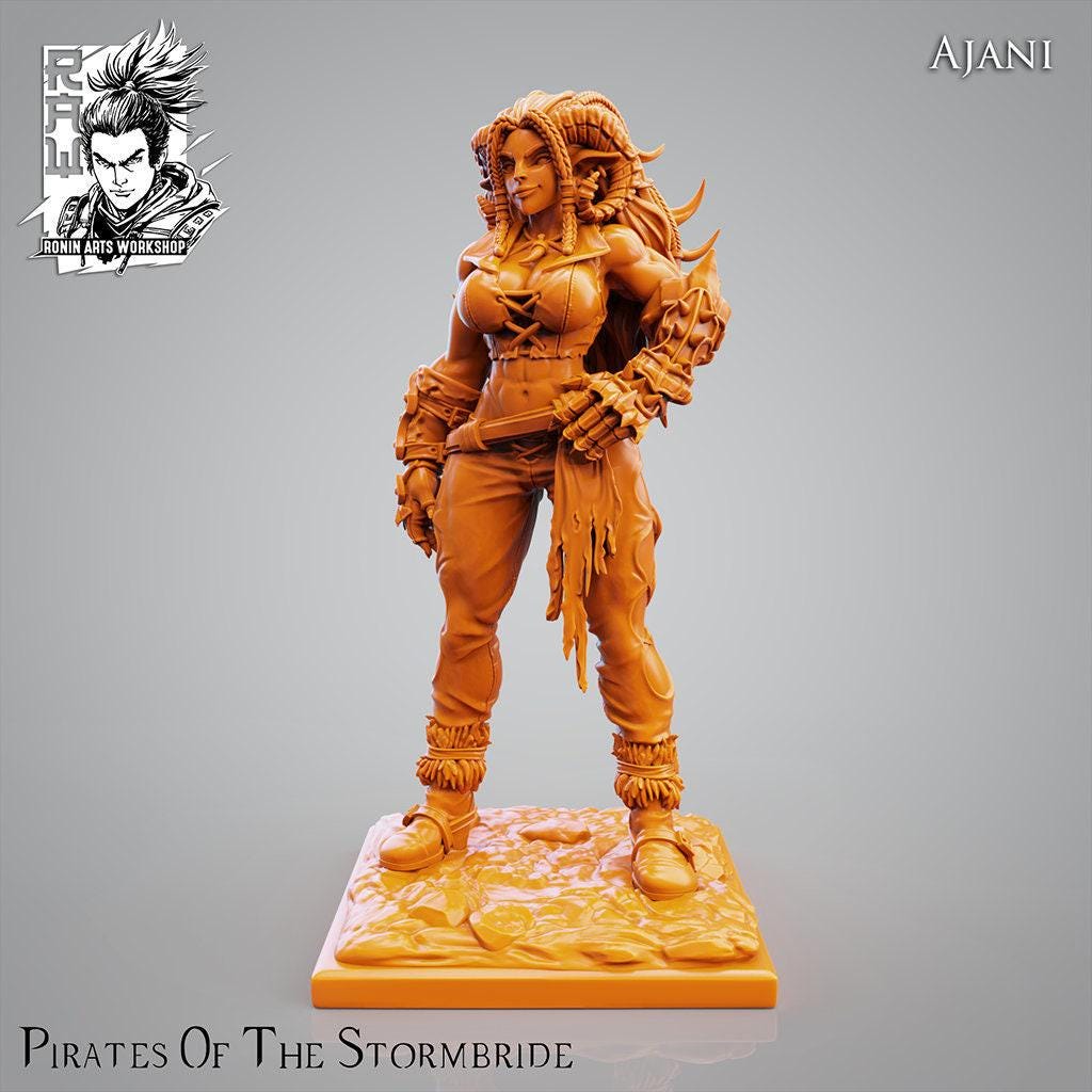 Pirates of the Stormbrade! Warband: Embark on a High-Seas Adventure with 3D-Printed Collectible Miniatures 3d print, dnd, rpg, role playing