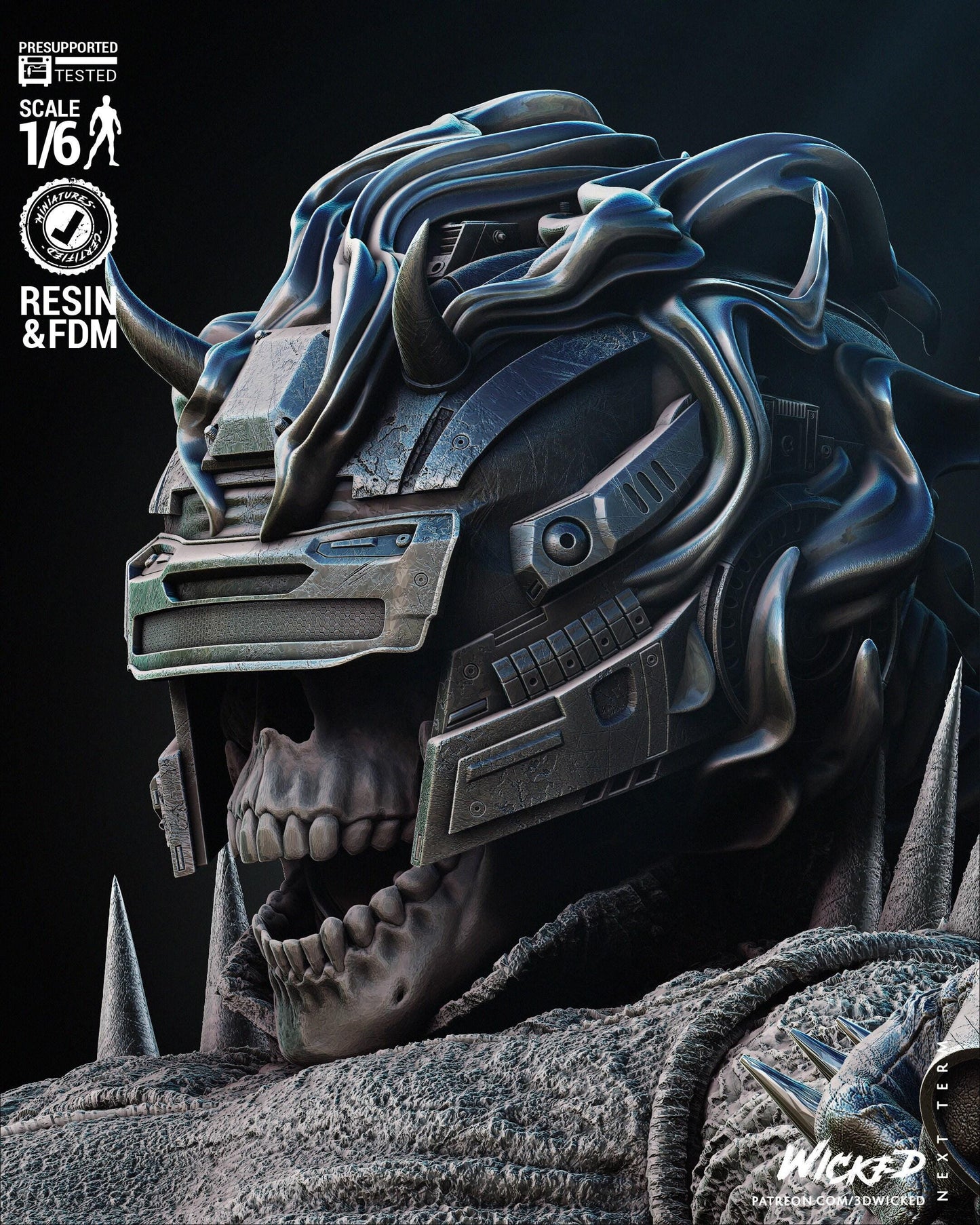 Ghost Rider Collectible Resin Statue – Painted & Unpainted 3D Printed Model Kits | Marvel