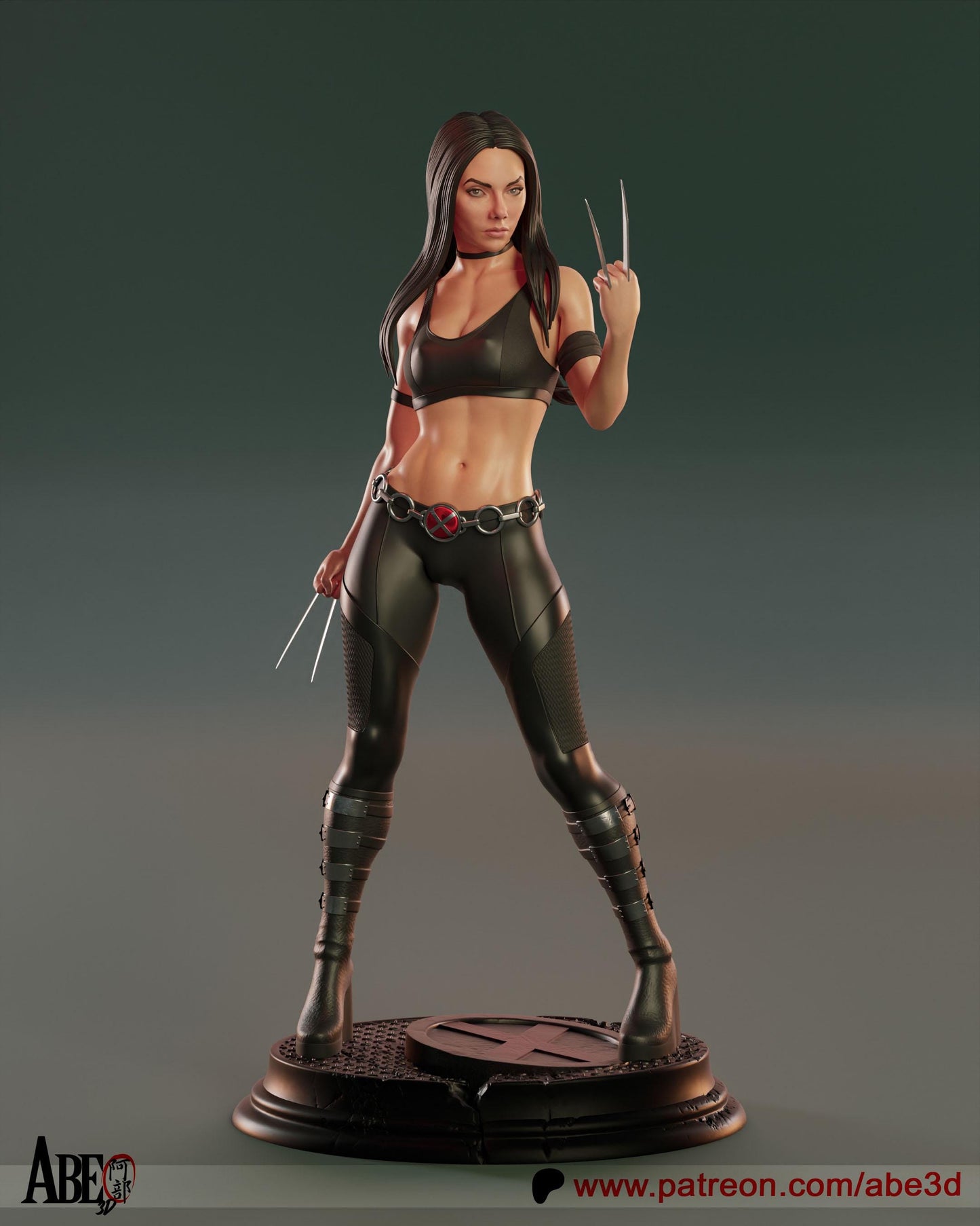X-23 Collectible Statue: Hand-Painted 3D Resin Figure with Optional NSFW Variant!