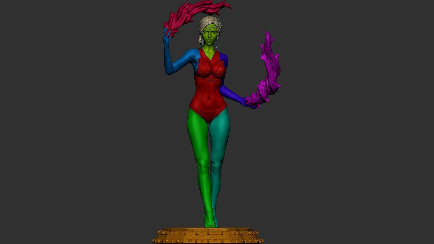 Triss 3D Print Collectible Miniature Statue Figure NSFW Pin Up Painted Witcher Fanart