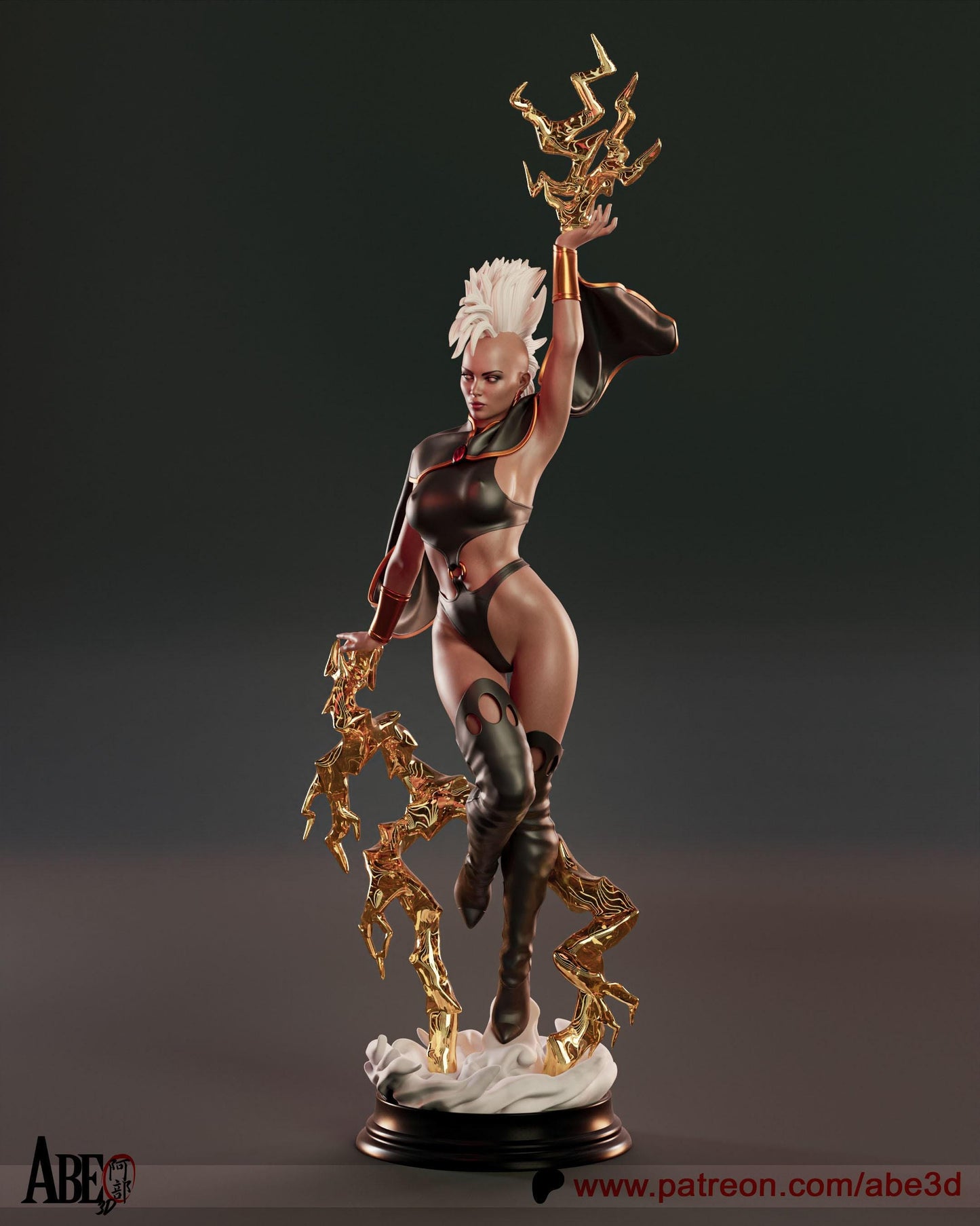 Storm 3D Printed Statue: Iconic X-Men Collectible for Marvel Fans