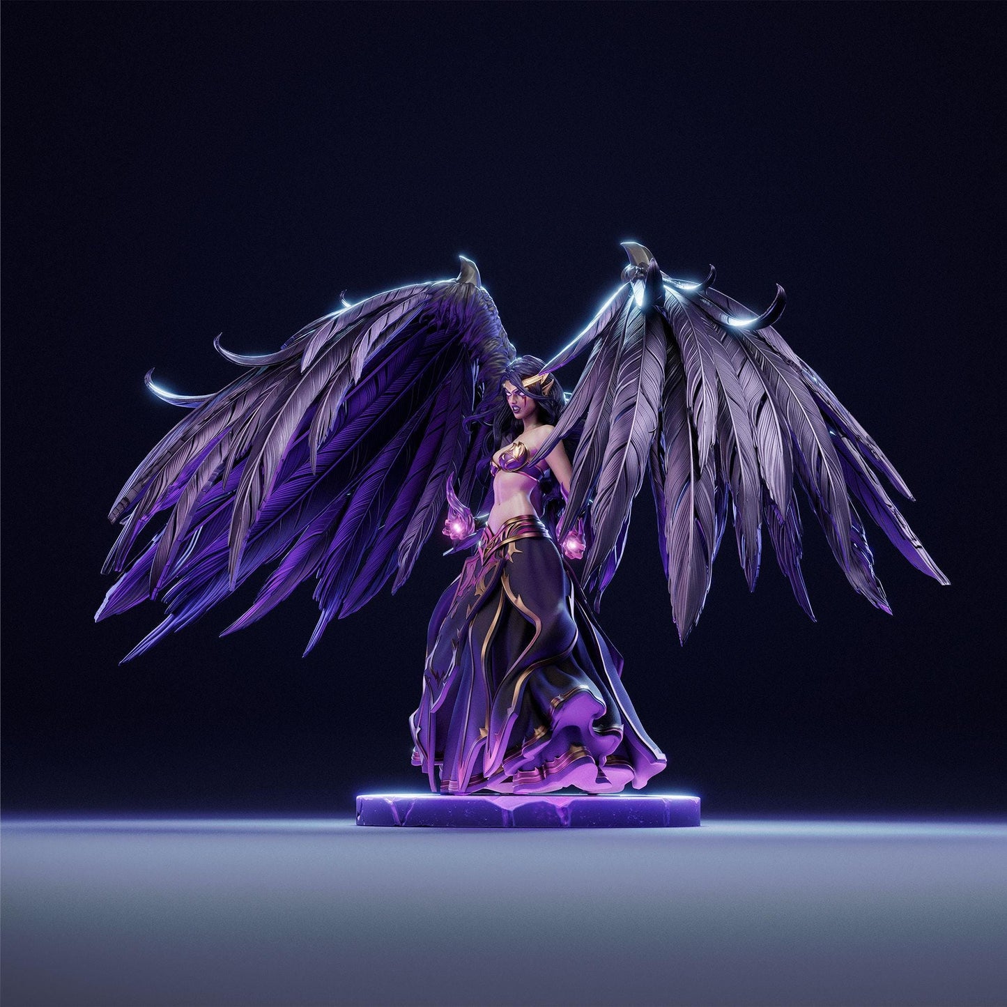 Embrace the Shadow: Morgana League of Legends Collectible Statue - Exquisite LoL Figure for True Fans & Collectors