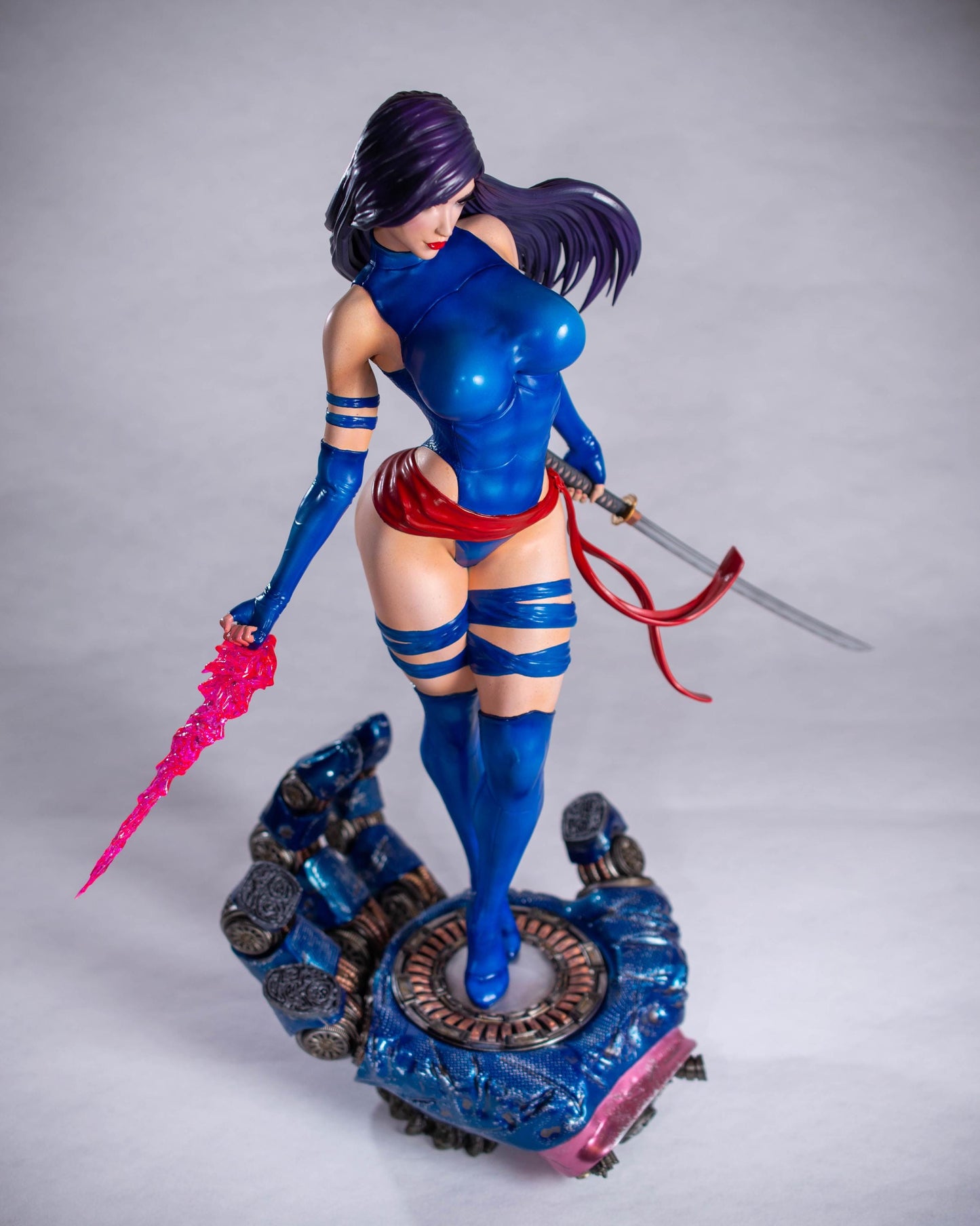 Psylocke Marvel X-Men Collectible 3D Printed Resin Figure | Hand Painted or Unpainted Mutant Statue (119 characters)