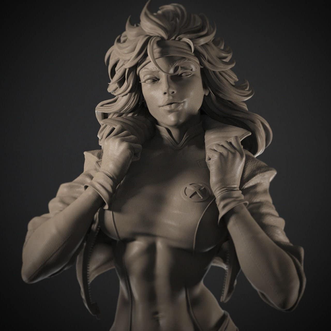 Rogue Collectible Resin Figure: Hand Painted or Unpainted Kit with Optional NSFW Adult Variant