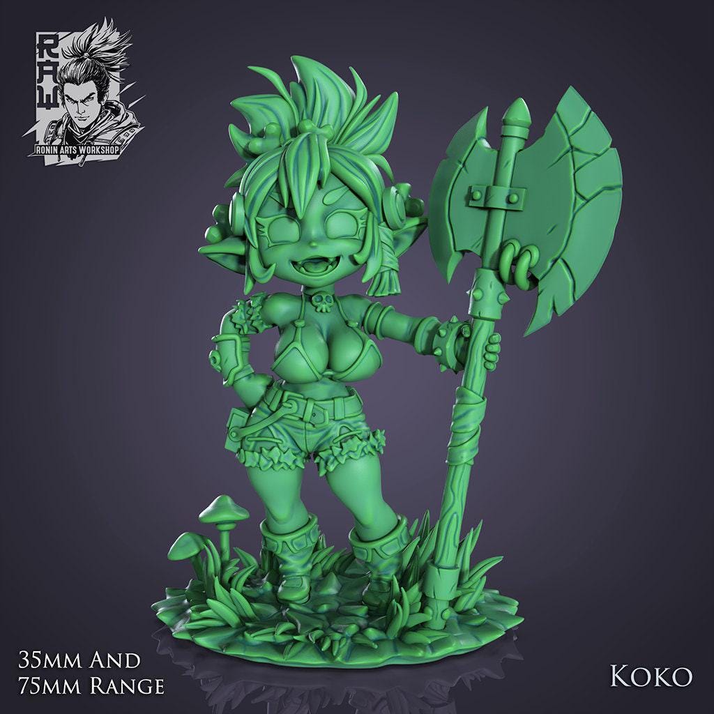 Goblin Miniatures 35mm Collectible Figurines for Dungeons & Dragons, Pathfinder, Tabletop Gaming Decor