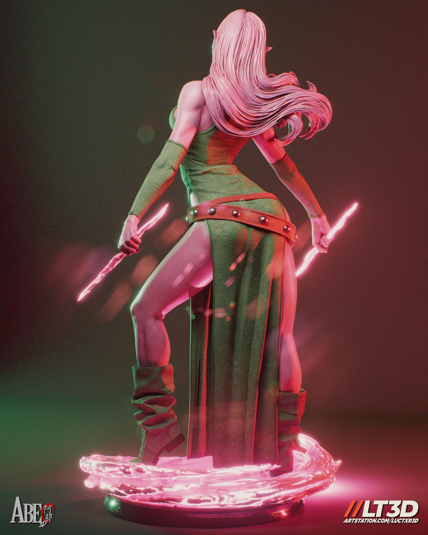 Blink Marvel X-Men Collectible 3D Printed Resin Figure | Hand Painted or Unpainted Mutant Statue