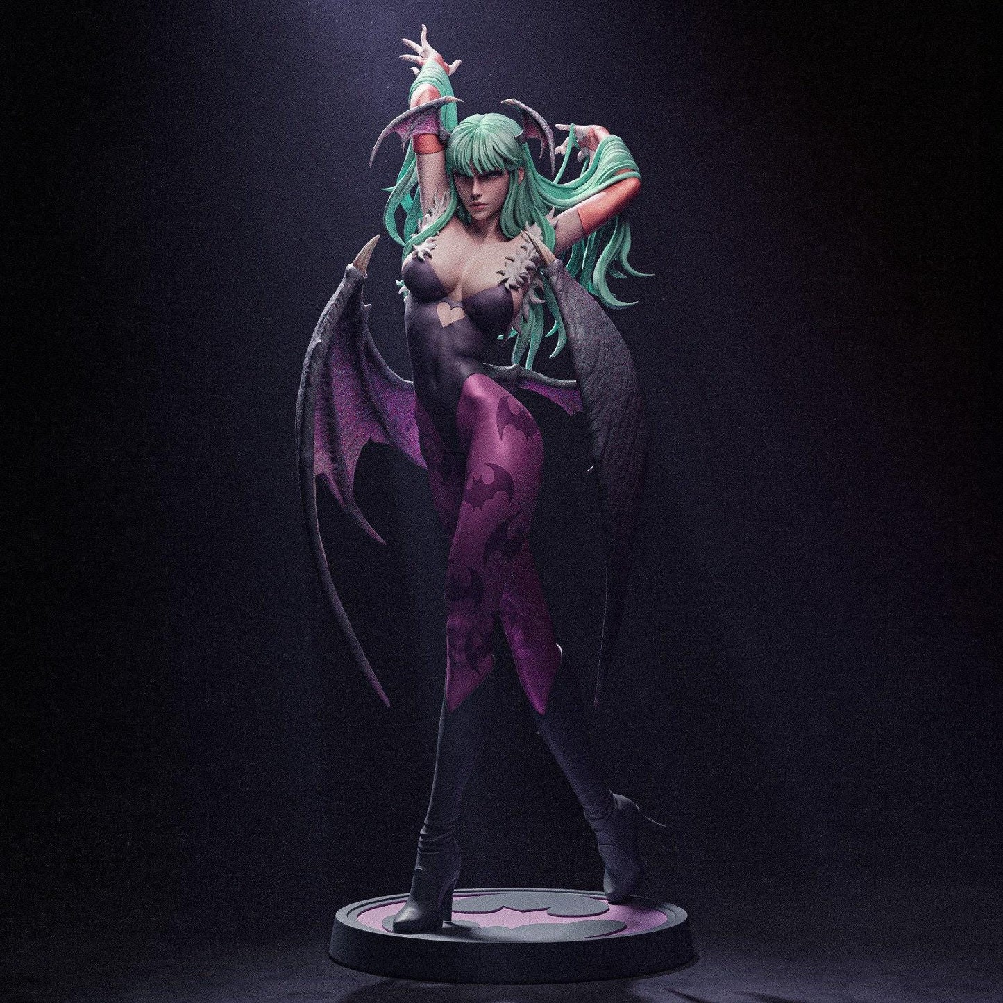 Morrigan Aensland (Darkstalkers) Collectible Resin Statue – Painted or Unpainted Model Kit