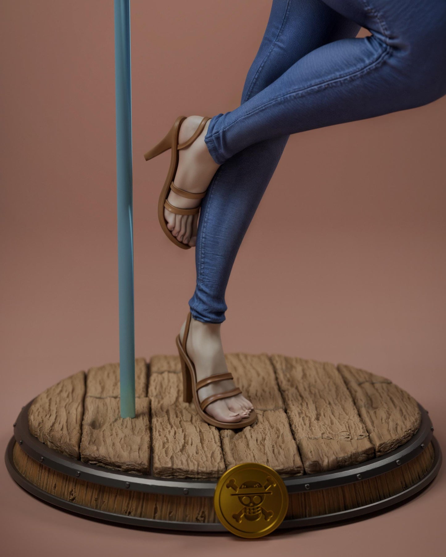 Nami Collectible Statue Hand-Painted 3D Resin Figure - Ready-to-Display Anime Heroine, One Piece Memorabilia, Scale 1/10, NSFW