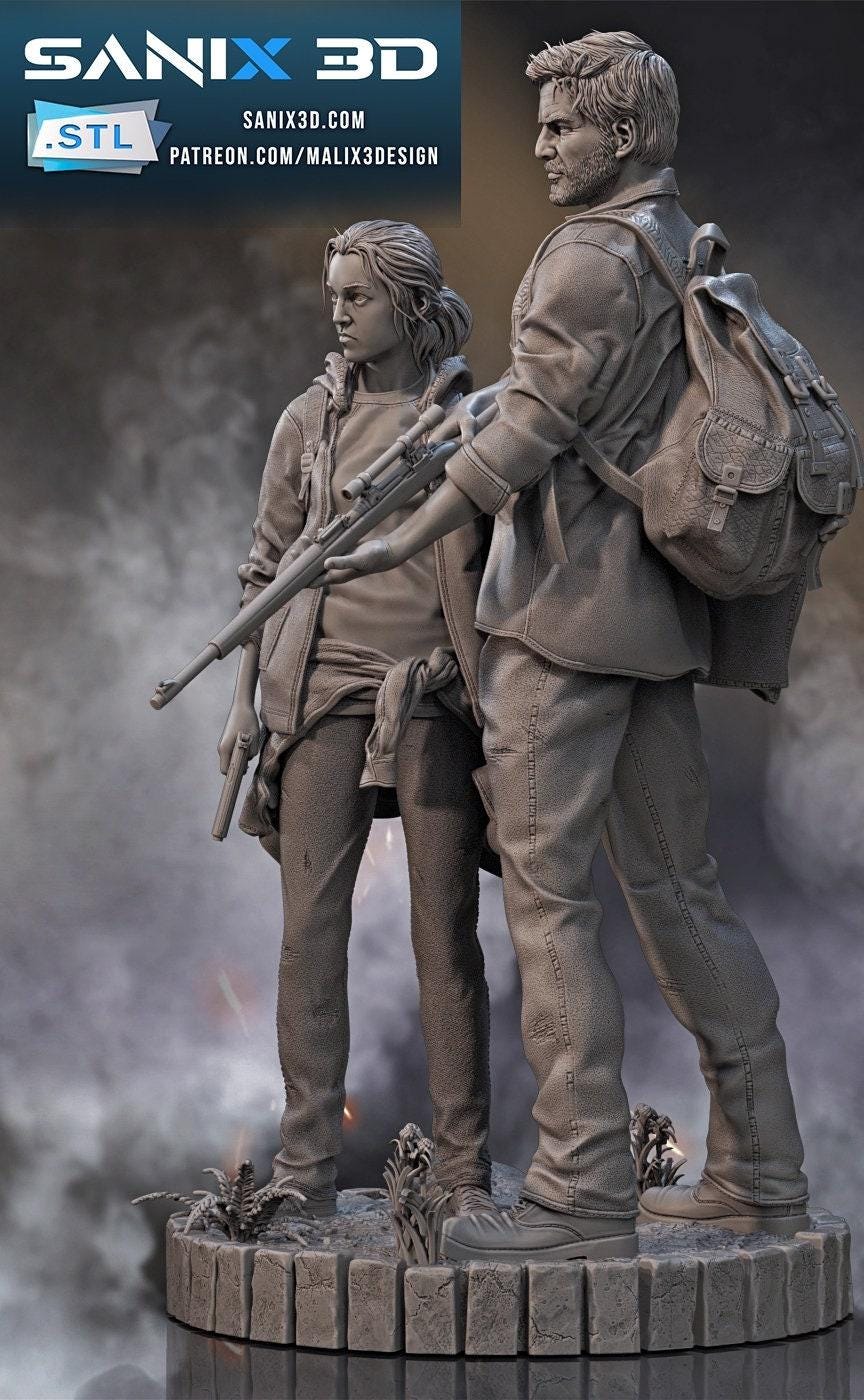 Epic Joel & Ellie Collectible Statue: The Last of Us Premium Resin Figure – A Must-Have Gaming Art Piece