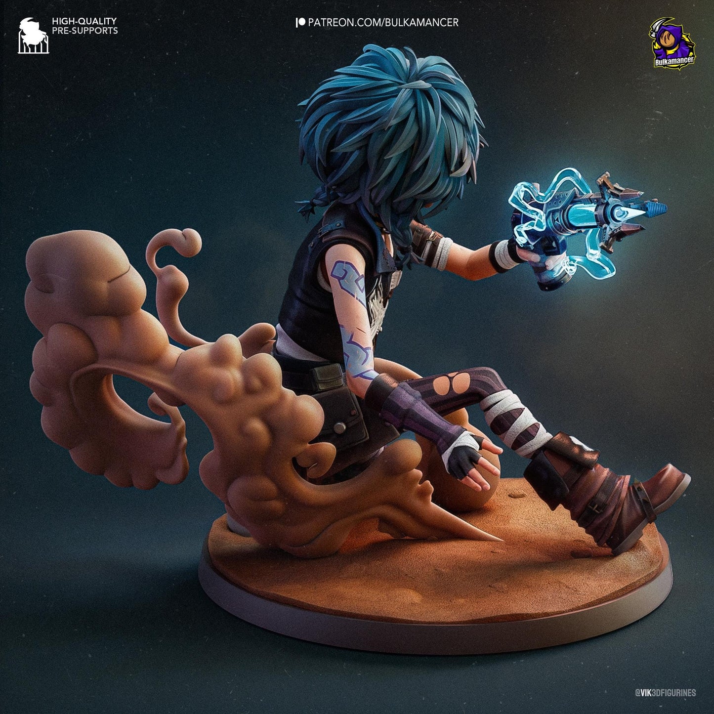 a figurine of a person sitting on top of a table