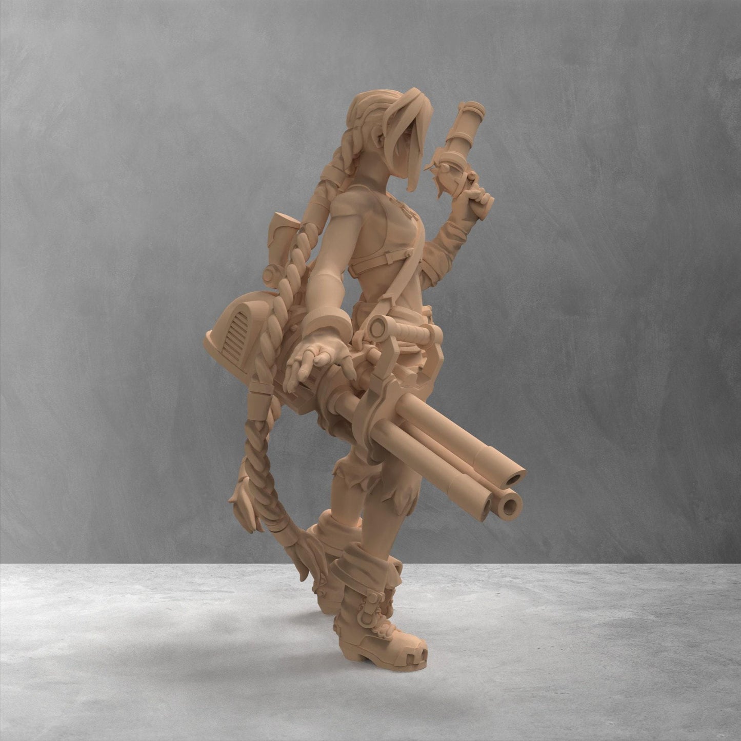 Arcane Jinx with PowPow Miniature 3D Print Dungeons and Dragons Mini RPG Tabletop DnD Painting Great Gift Idea