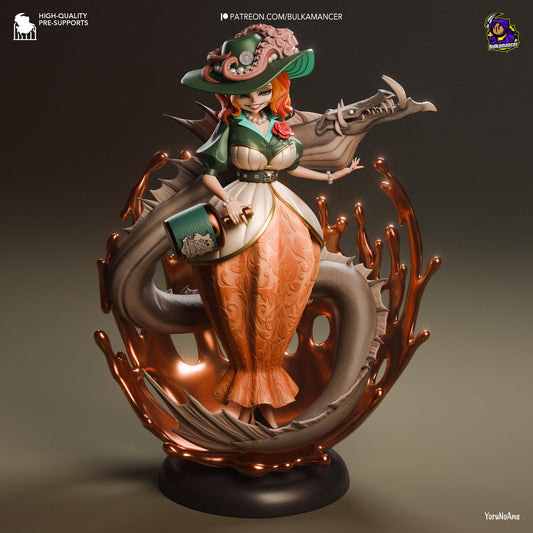 a statue of a woman holding a gun