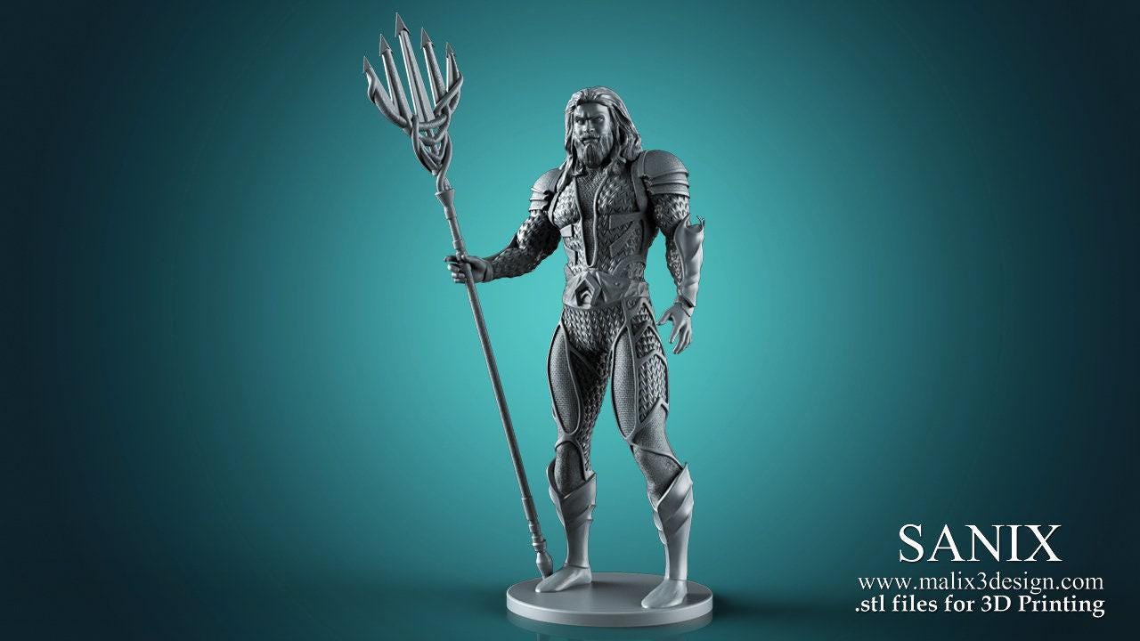 Majestic Aquaman Collectible Statue – Premium DC Comics Justice League Figure & King of Atlantis