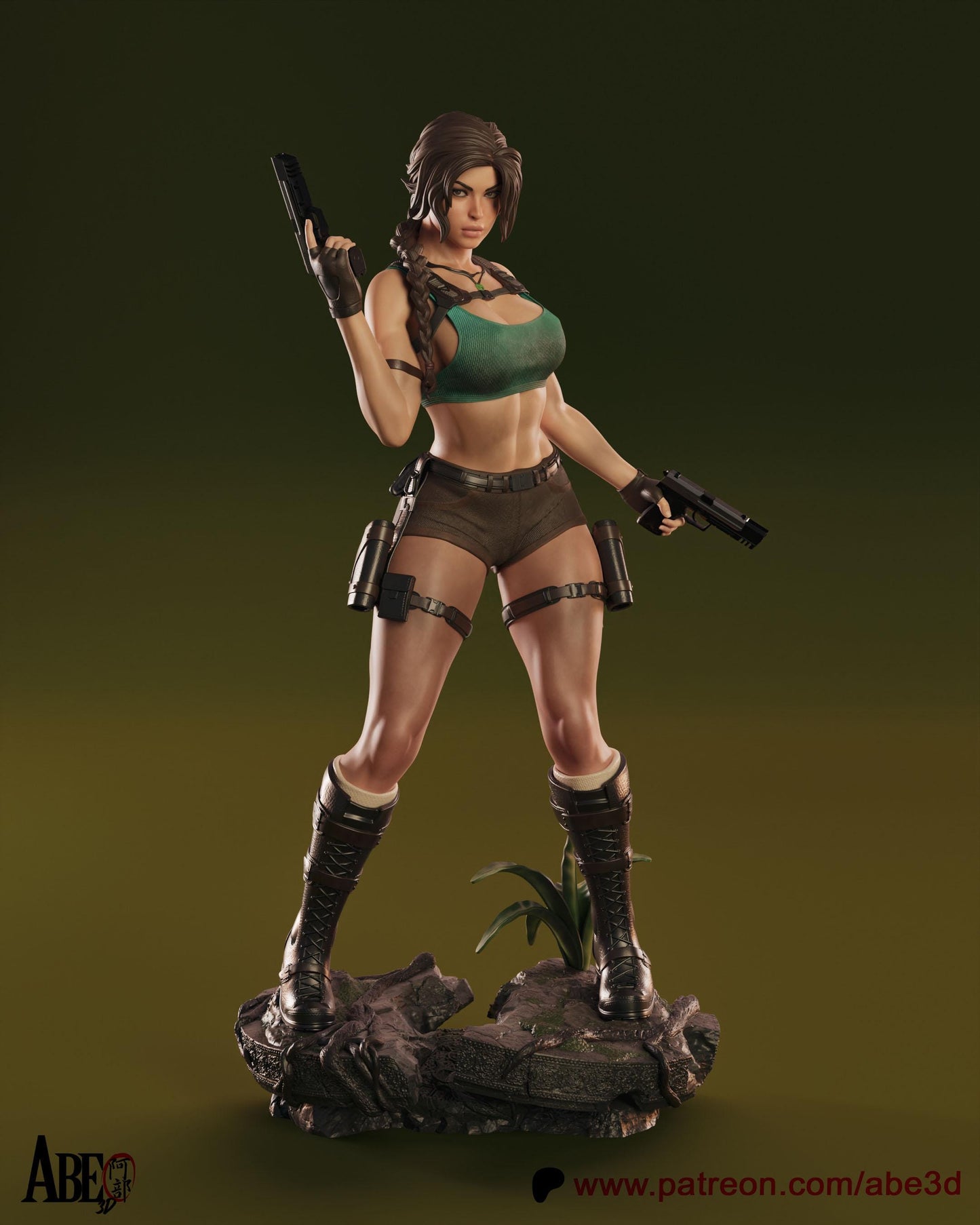 Exquisite Lara Croft Resin Statue: Premium Tomb Raider Collectible Figure with Optional NSFW Variant