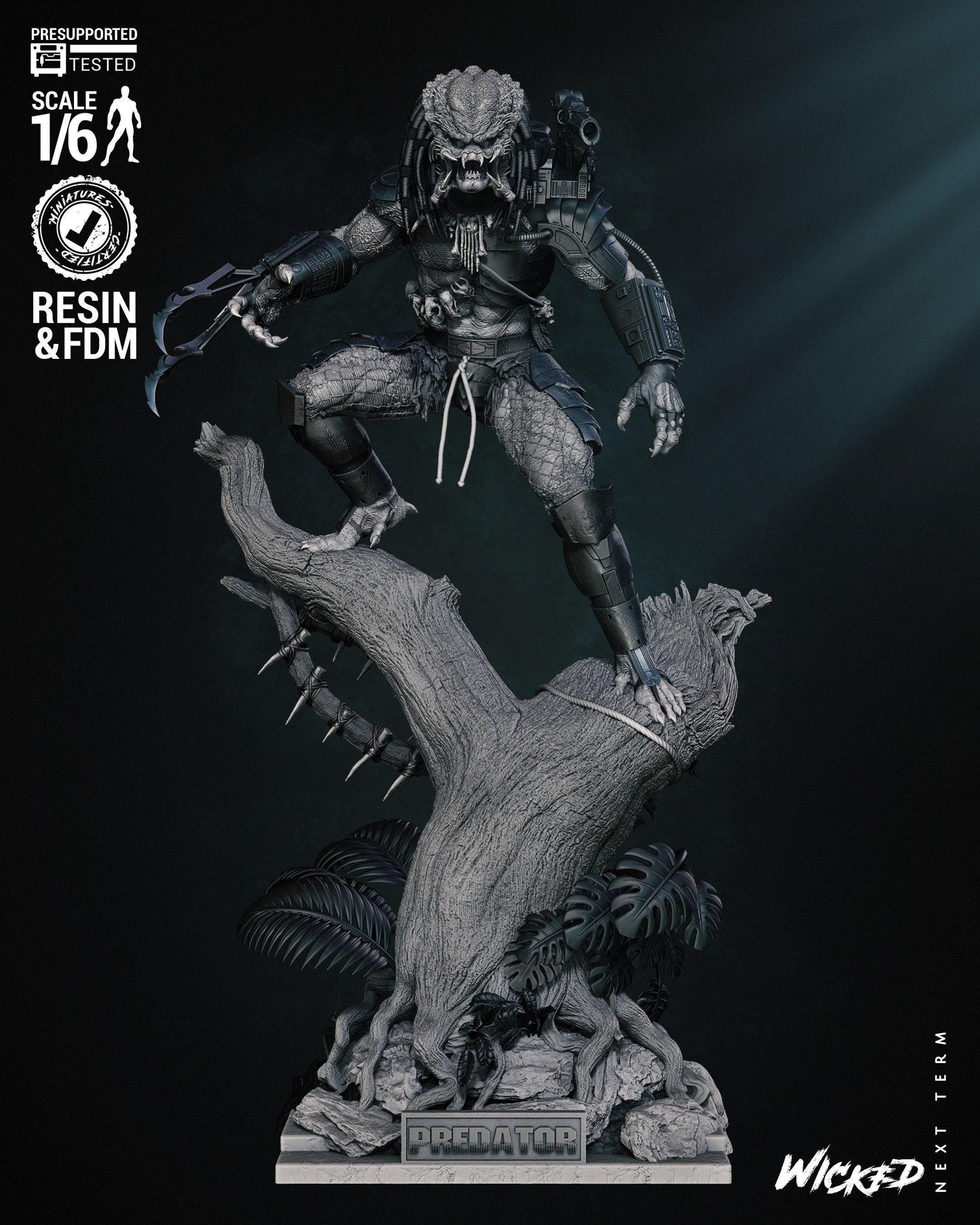 Hunter's Prey: Predator 3D Print Collectible – Iconic Sci-Fi Figure for Movie Fans