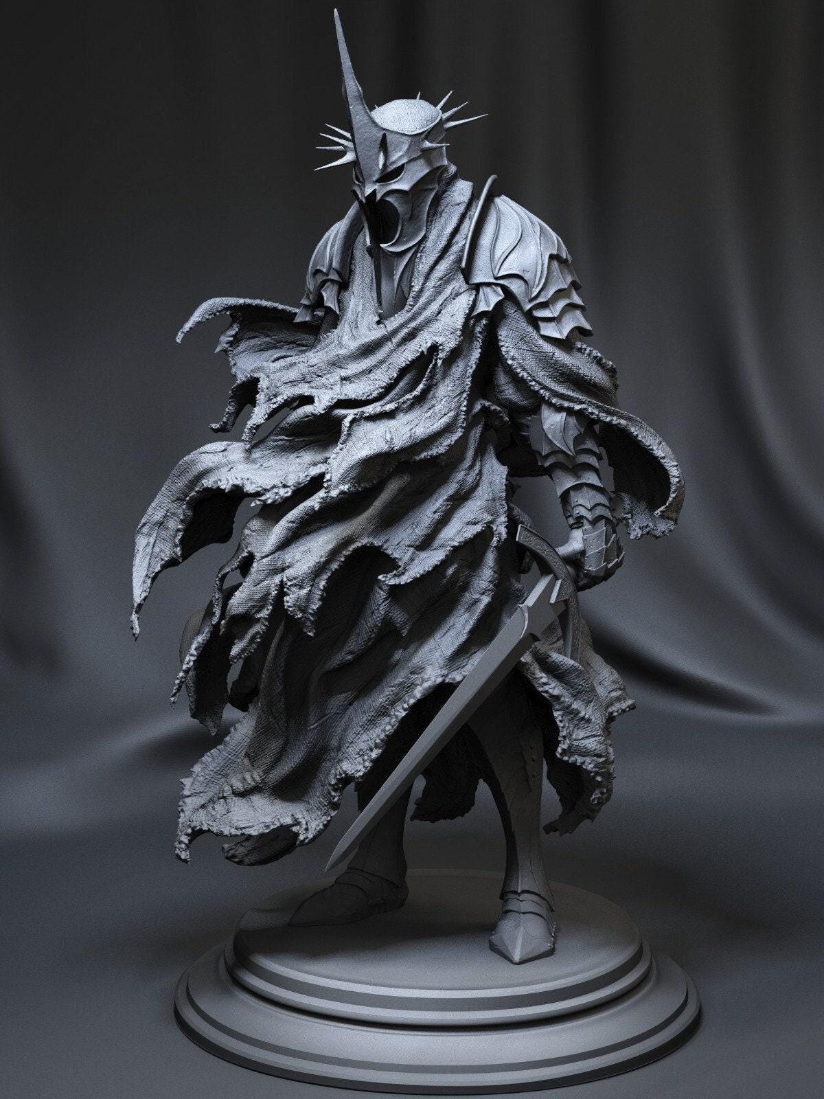Epic Witch King Nazgul 3D Printed Statue | Lord of the Rings Collectible Figure | Detailed Resin Masterpiece