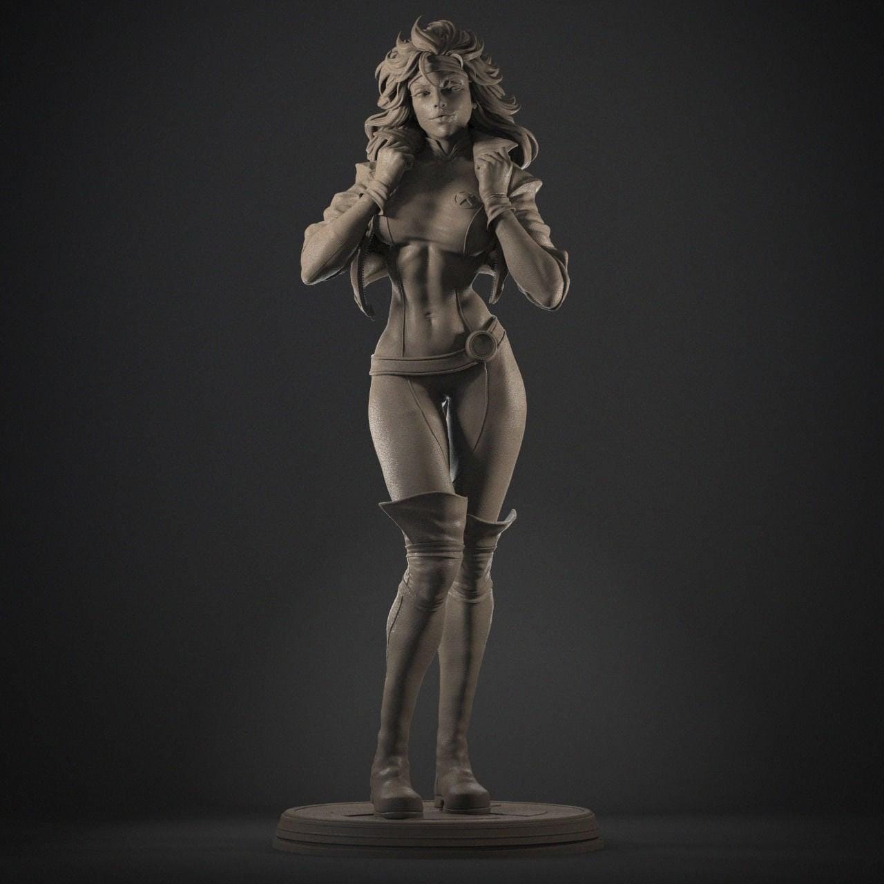 Rogue Collectible Resin Figure: Hand Painted or Unpainted Kit with Optional NSFW Adult Variant