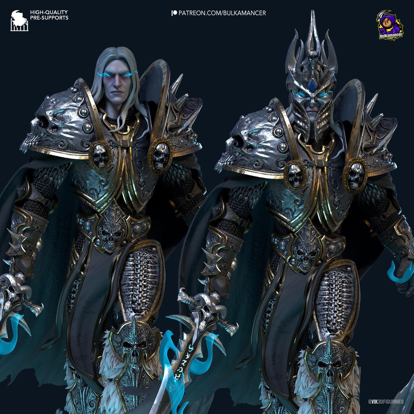 a computer generated image of a knight with a sword