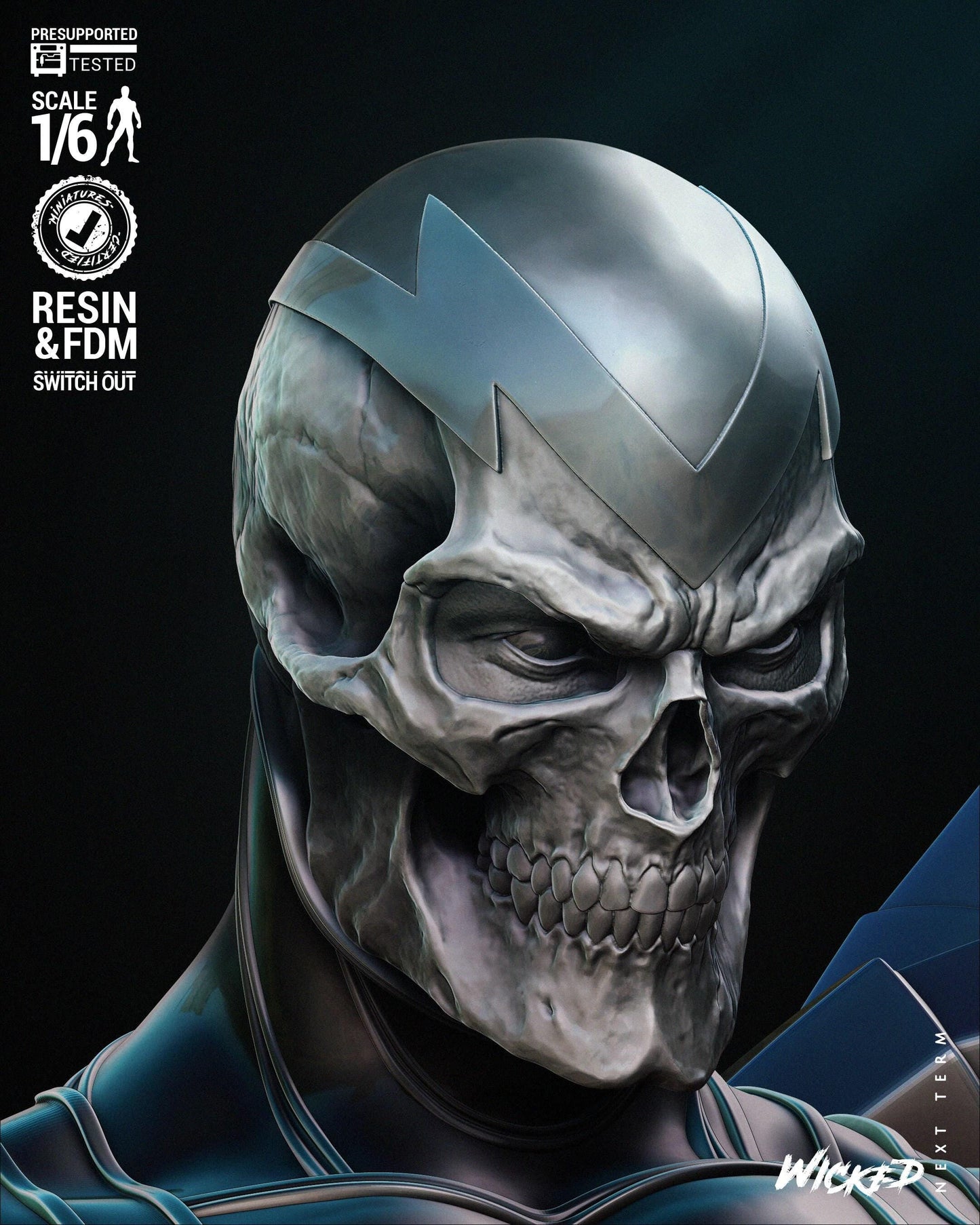 Dynamic Archangel Marvel 3D Printed Collectible Statue | Hand-Painted X-Men Mutant Figure for Comic Fans