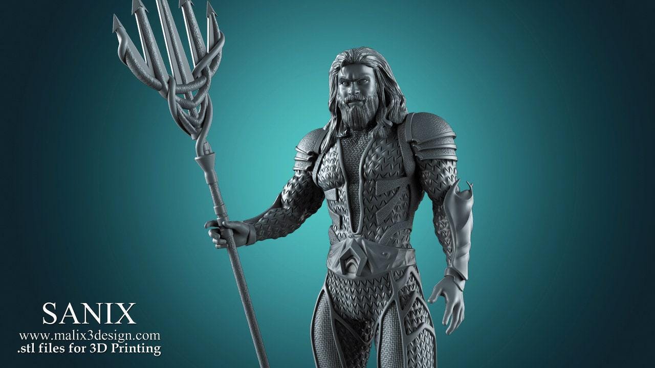Majestic Aquaman Collectible Statue – Premium DC Comics Justice League Figure & King of Atlantis