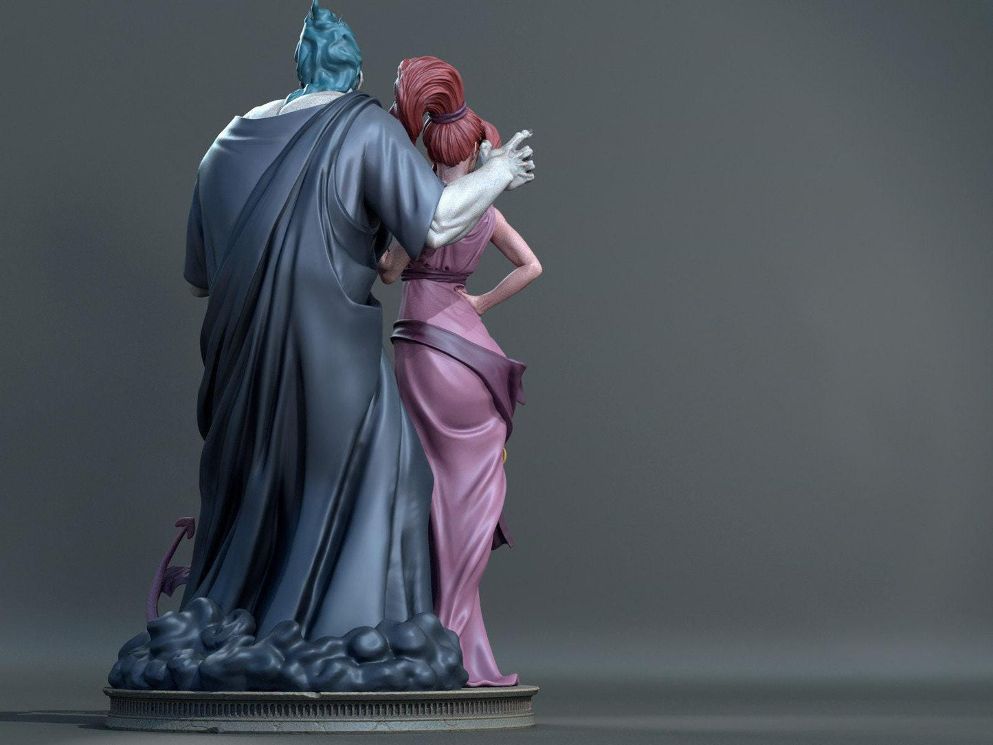 Heroic Zagreus Hades Video Game 3D Printed Statue: Unofficial Roguelike Collectible Fan Art Figure