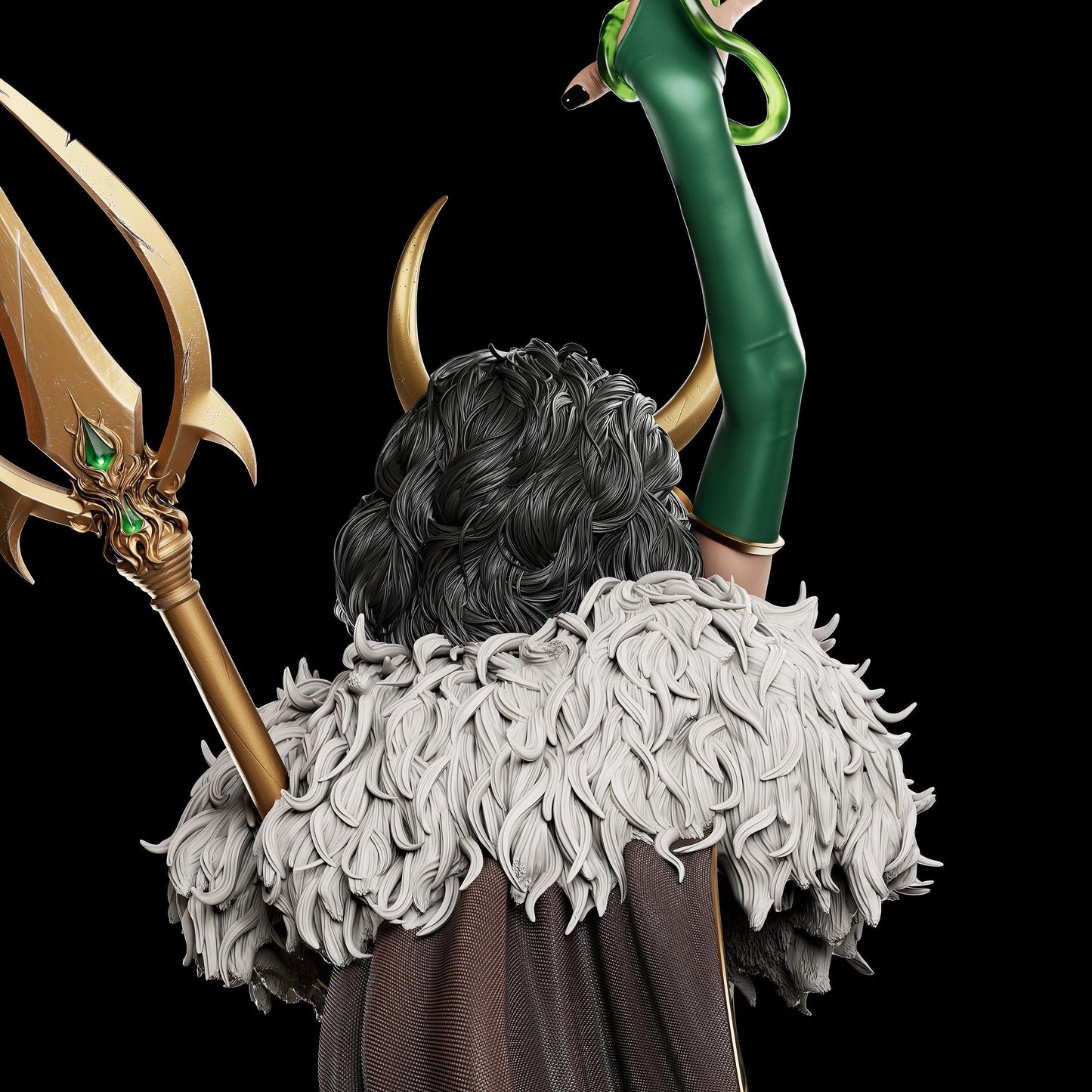 Lady Loki Fanart: Impressive 3D-Printed Collectible Figure - Marvel Villainess