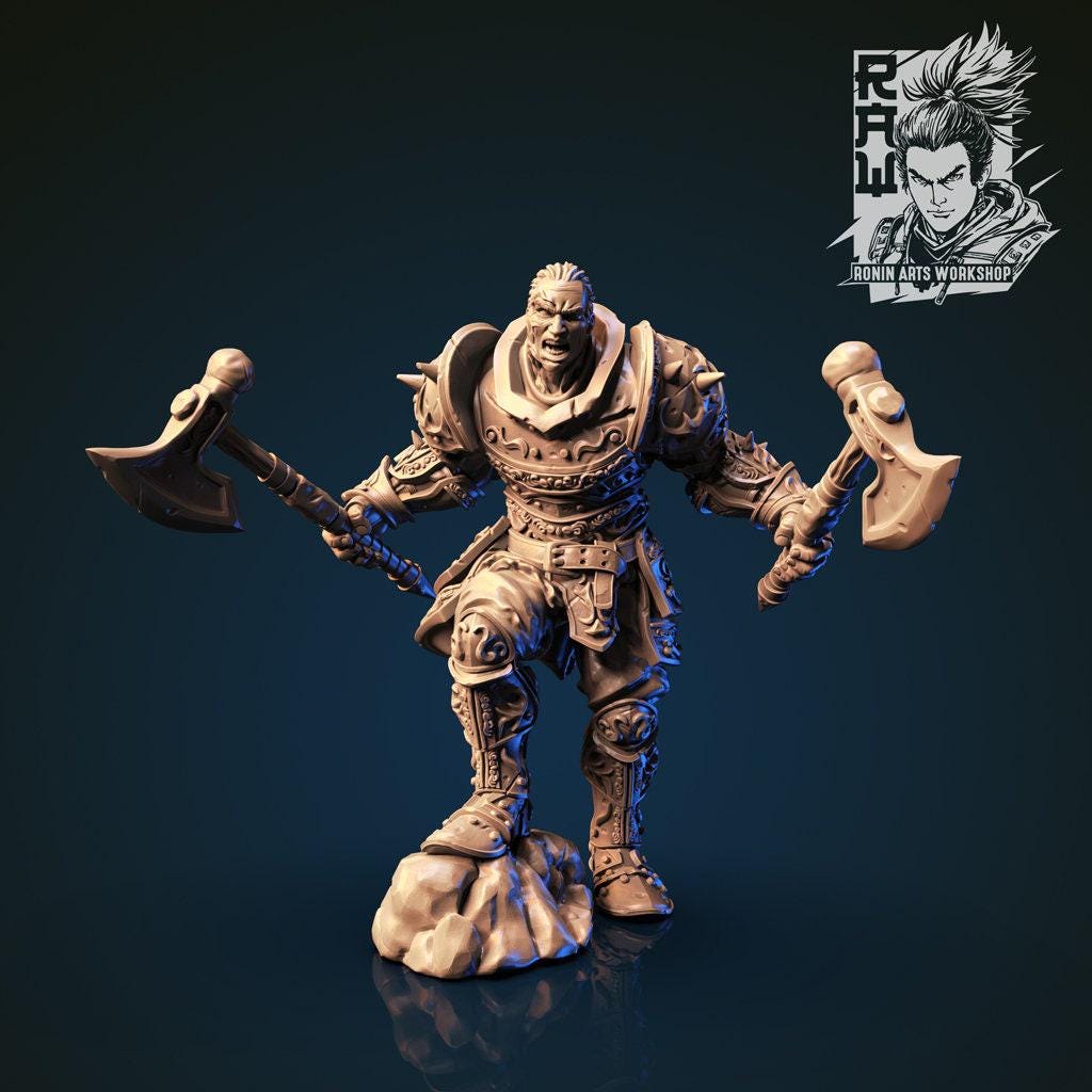 Corrupted Knights: Embrace the Darkness with 3D-Printed Miniatures in 35mm Scale for DnD, Pathfinder, and Collectible Miniature Enthusiasts
