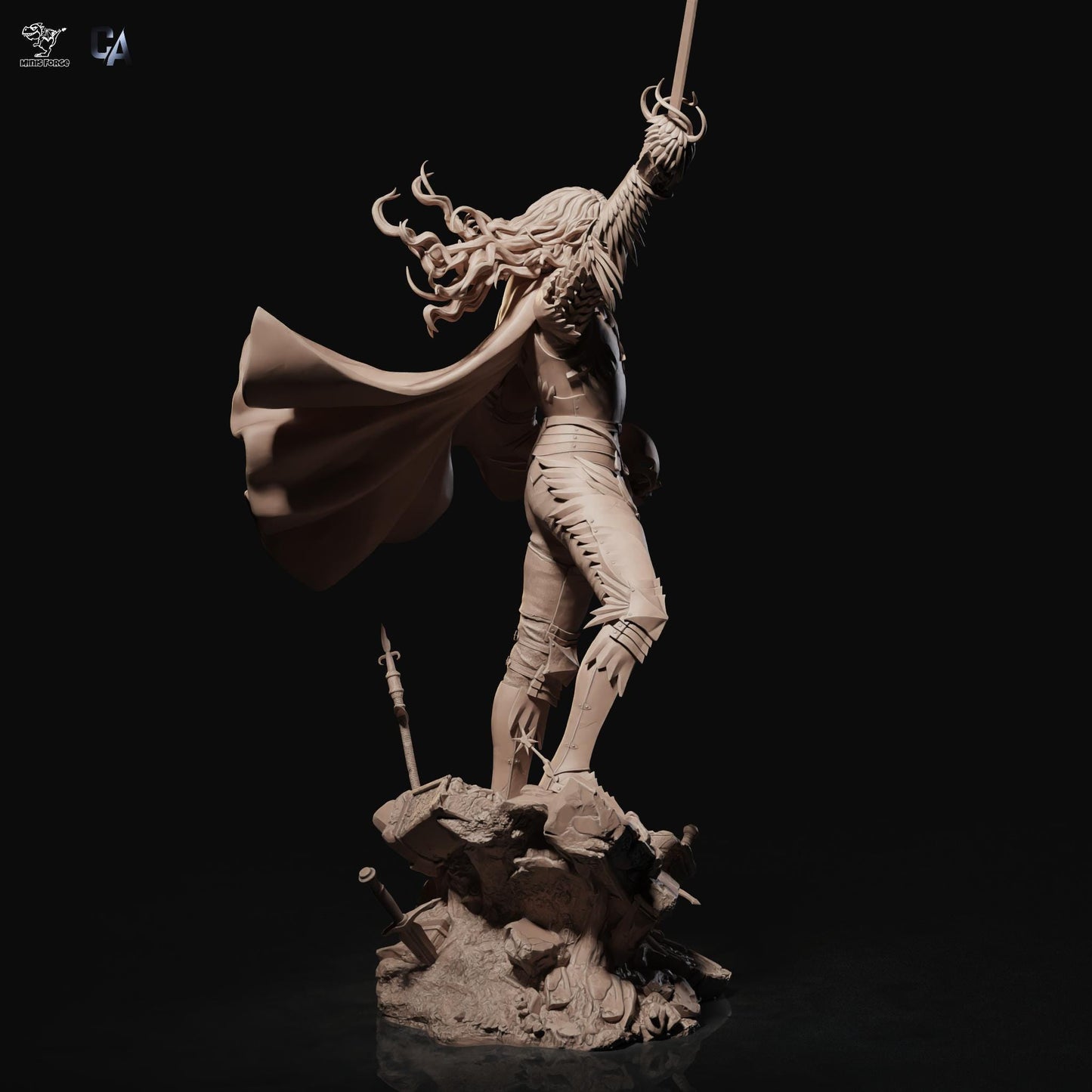 Ascend to Power: Griffith Berserk 3D Print Collectible Figurine - Epic Anime Manga Statue