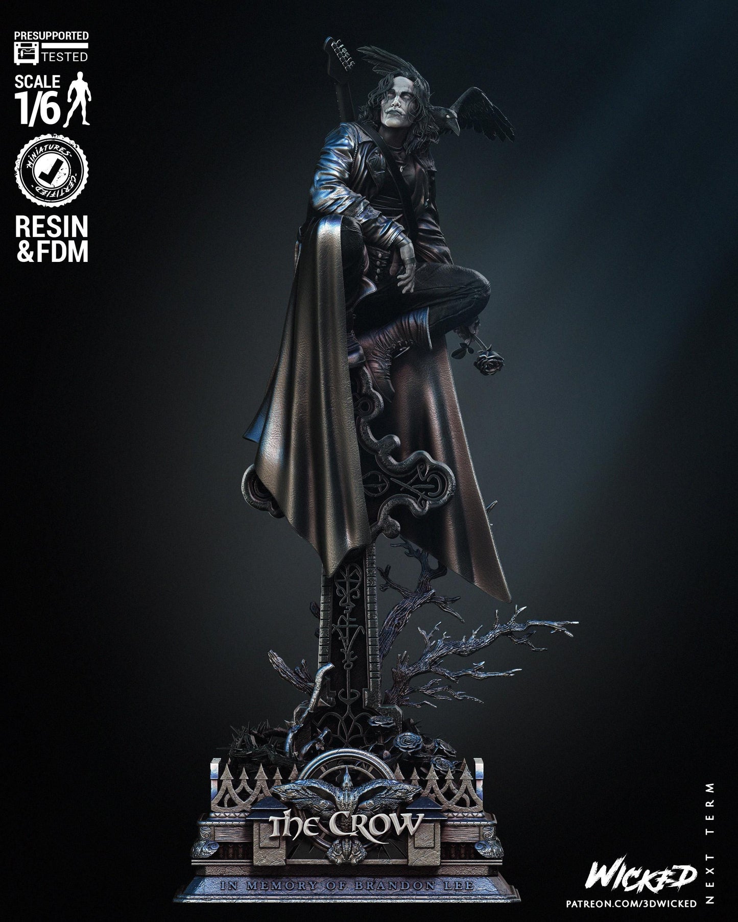 a statue of a man with a cape on top of it