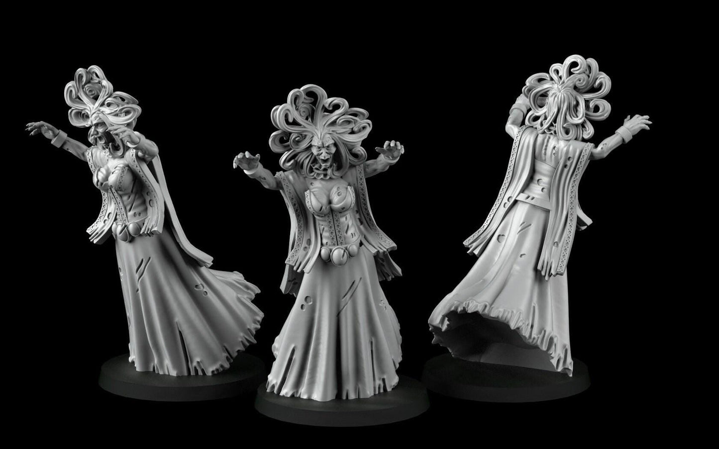 Banshee 3D Print Collectible Resin Miniature dnd Pathfinder ttrpg wargames d20 rpg 35 mm scale