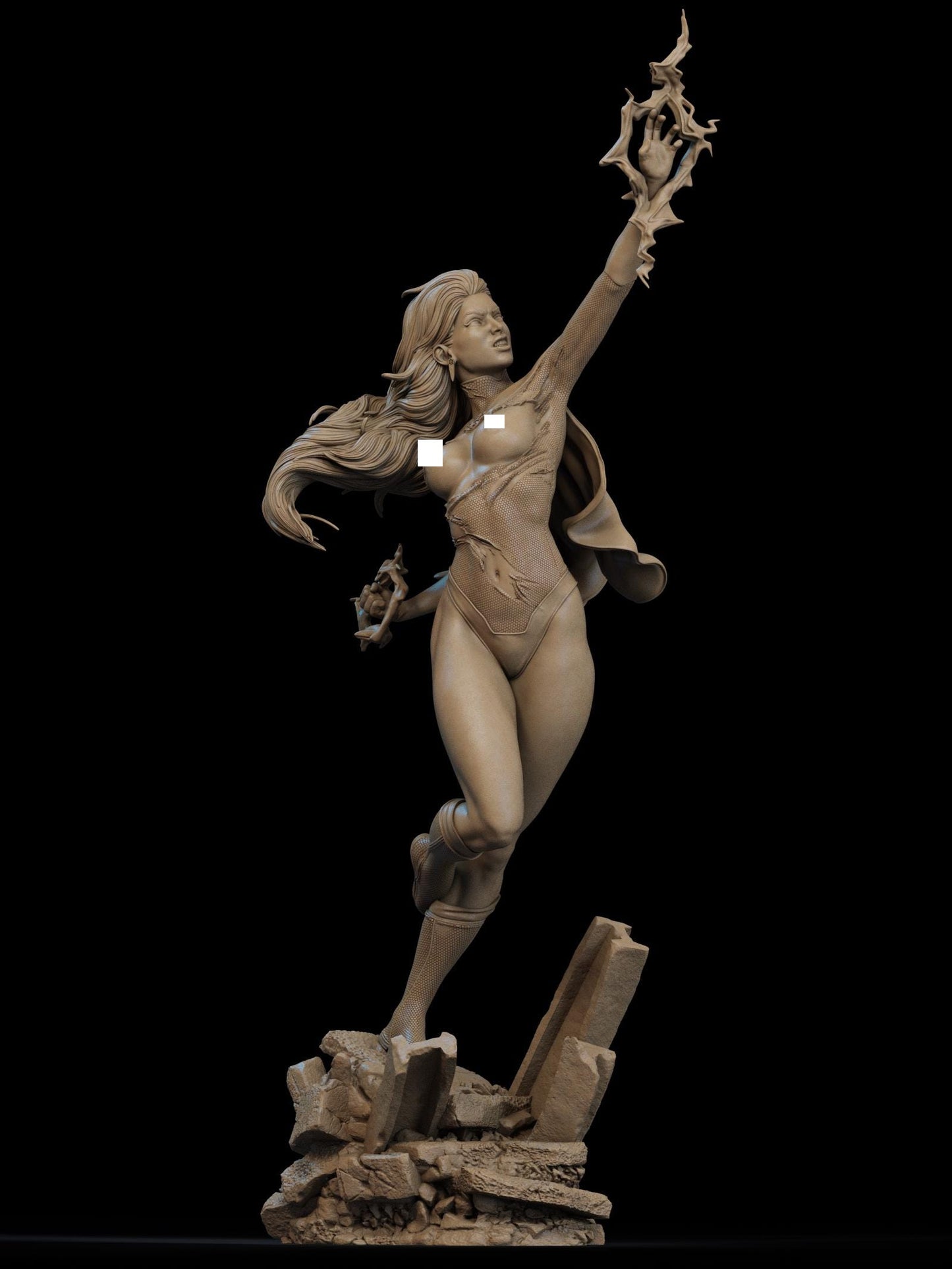 Invincible Heroine: Atom Eve Collectible Statue – Dynamic 3D Printed Figure for Fans