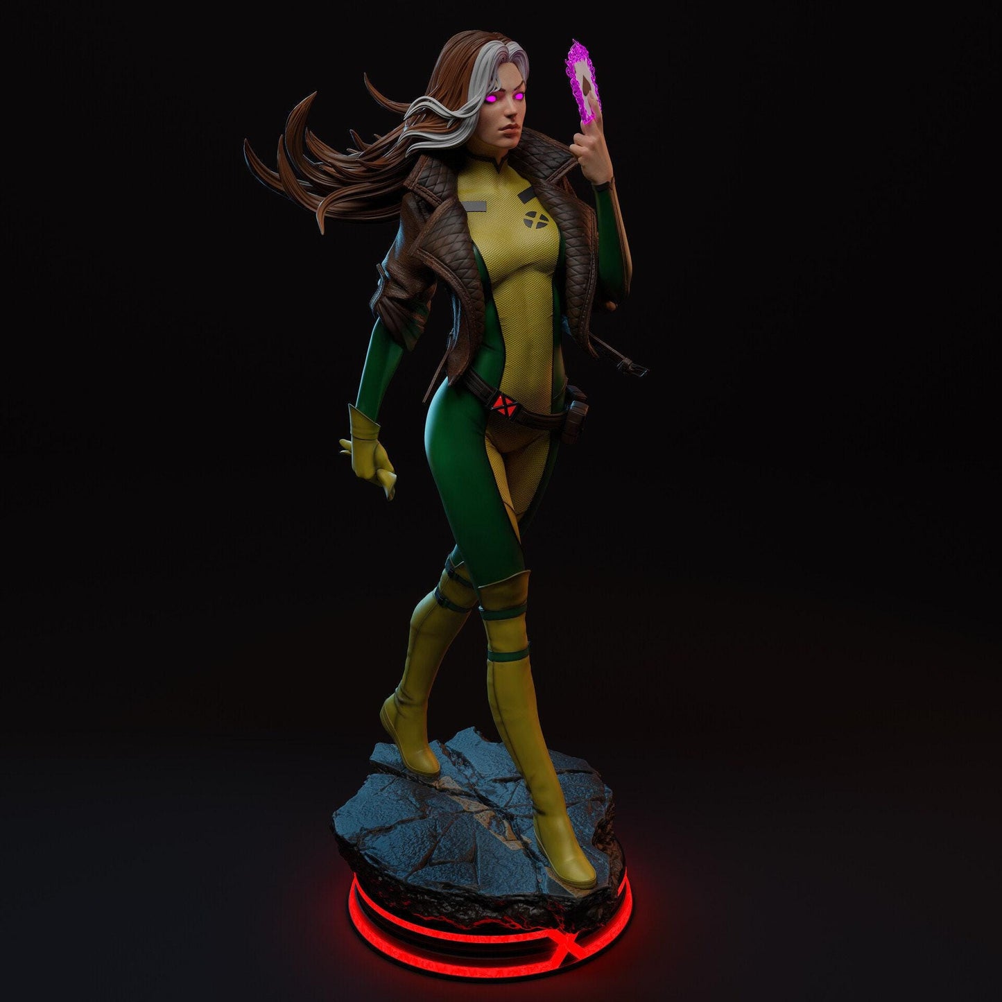 Rogue X-Men 3D Printed Collectible Statue: Iconic Mutant Hero Figure for Marvel Fans!