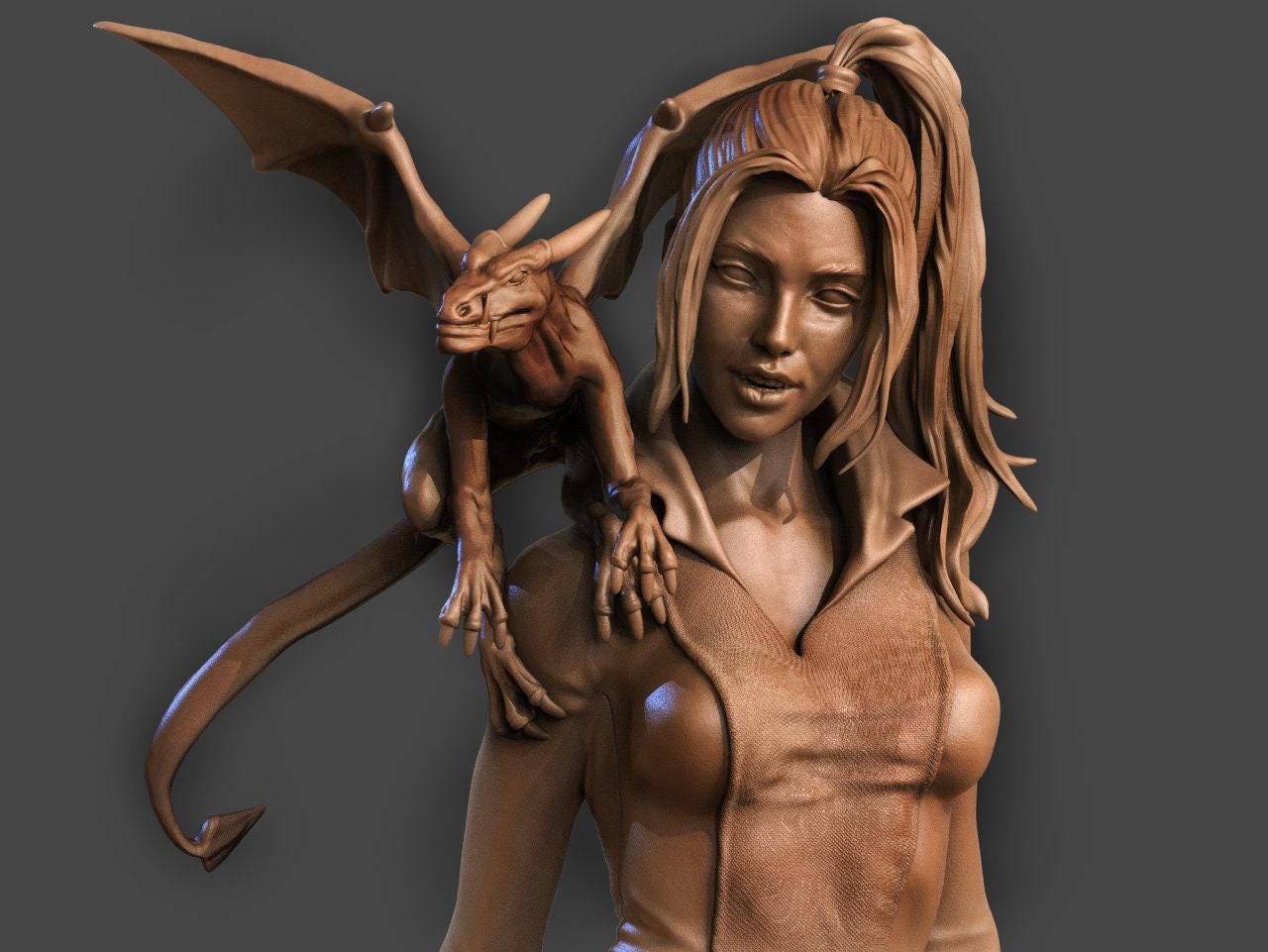 Mutant Phase-Shifter: Kitty Pryde 3D Printed Statue Collectible – X-Men Heroine (NSFW)