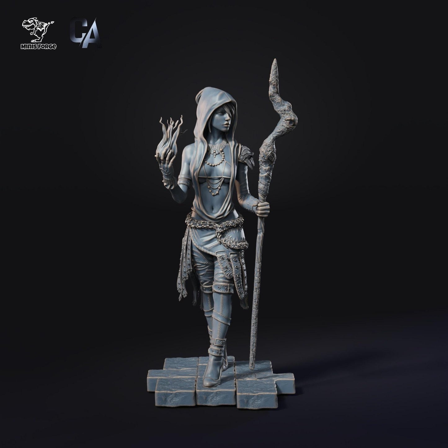 Dragon Age Enchantress: Morrigan 3D Printed Statue – Collectible for Fantasy RPG Fans (NSFW)