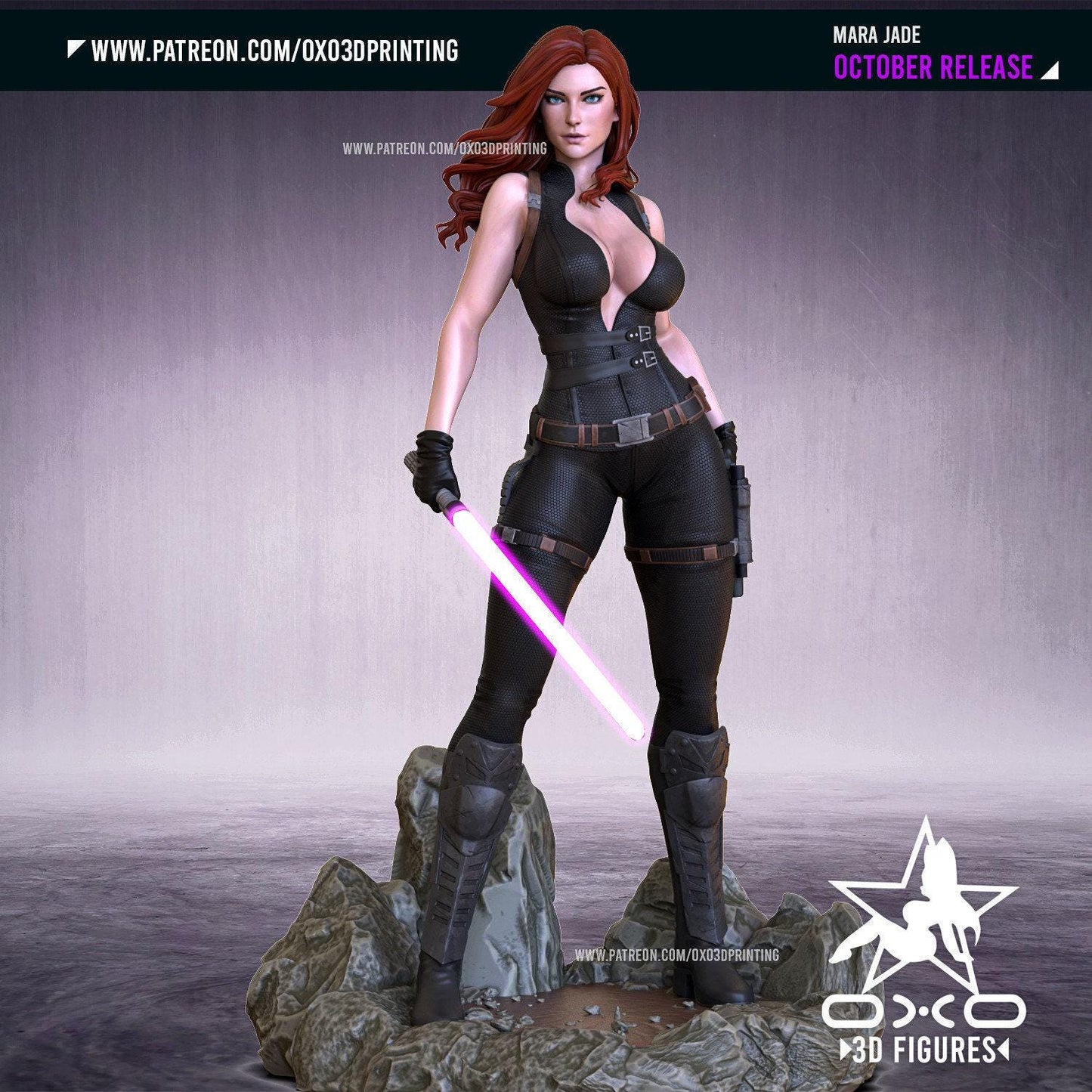 Mara Jade Resin Statue (Painted, NSFW Option) – Dynamic Star Wars Legends Collectible